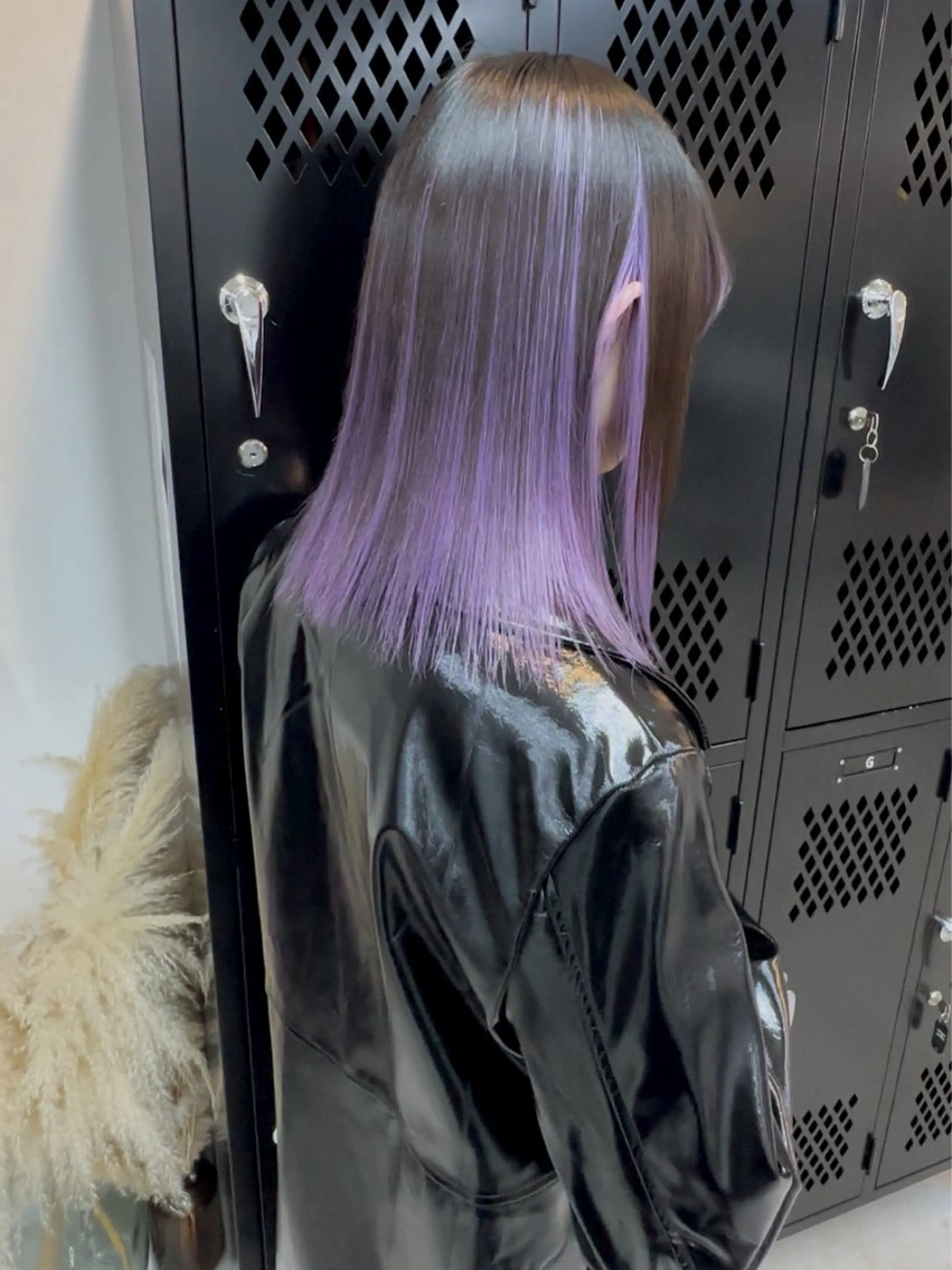 ミディアム カラー ヘアカラー 柏井 陽菜のヘアスタイル