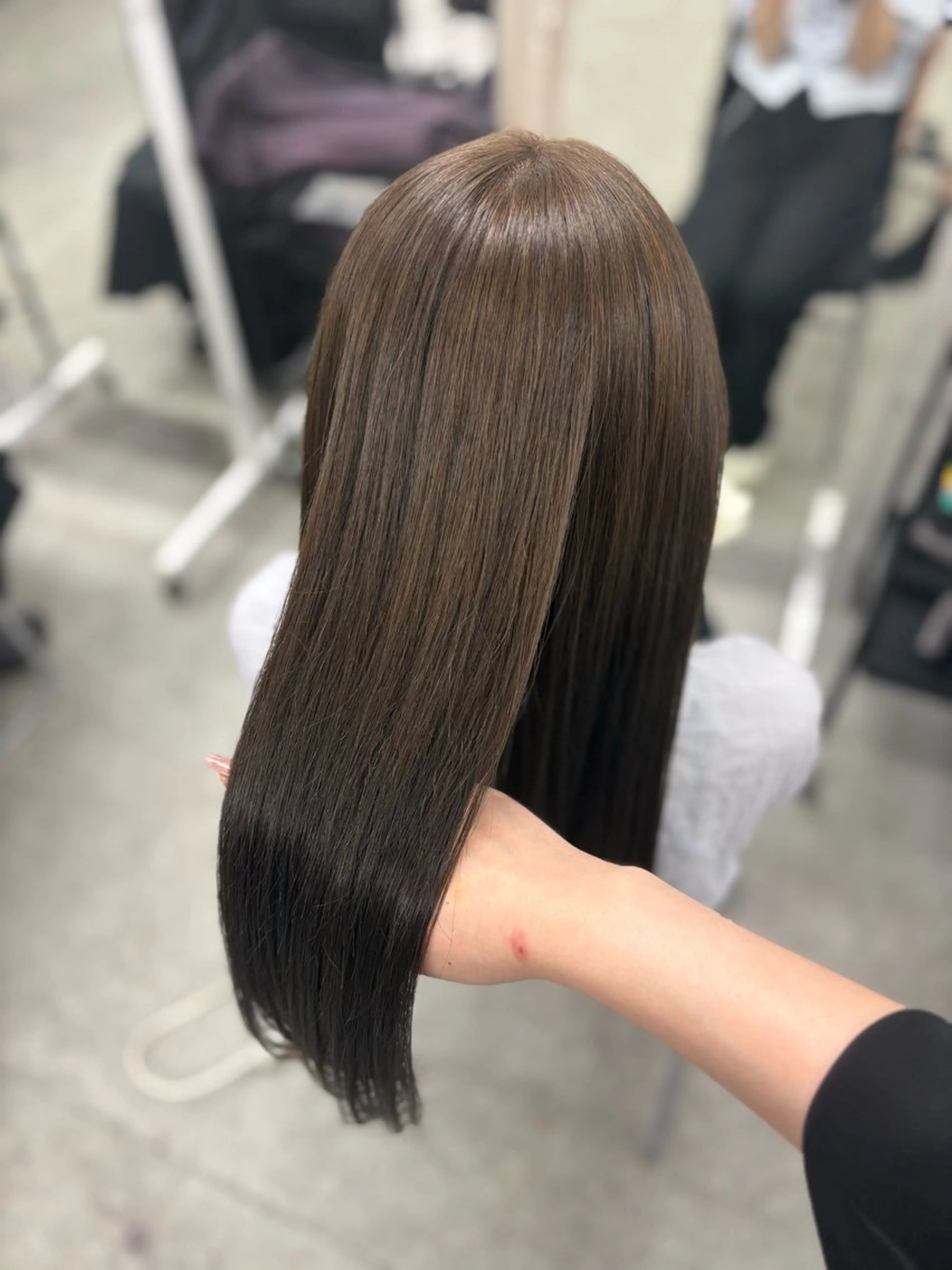 ロング カラー ヘアアレンジ 韓国メンズヘア 🪽maika🪽のヘアスタイル