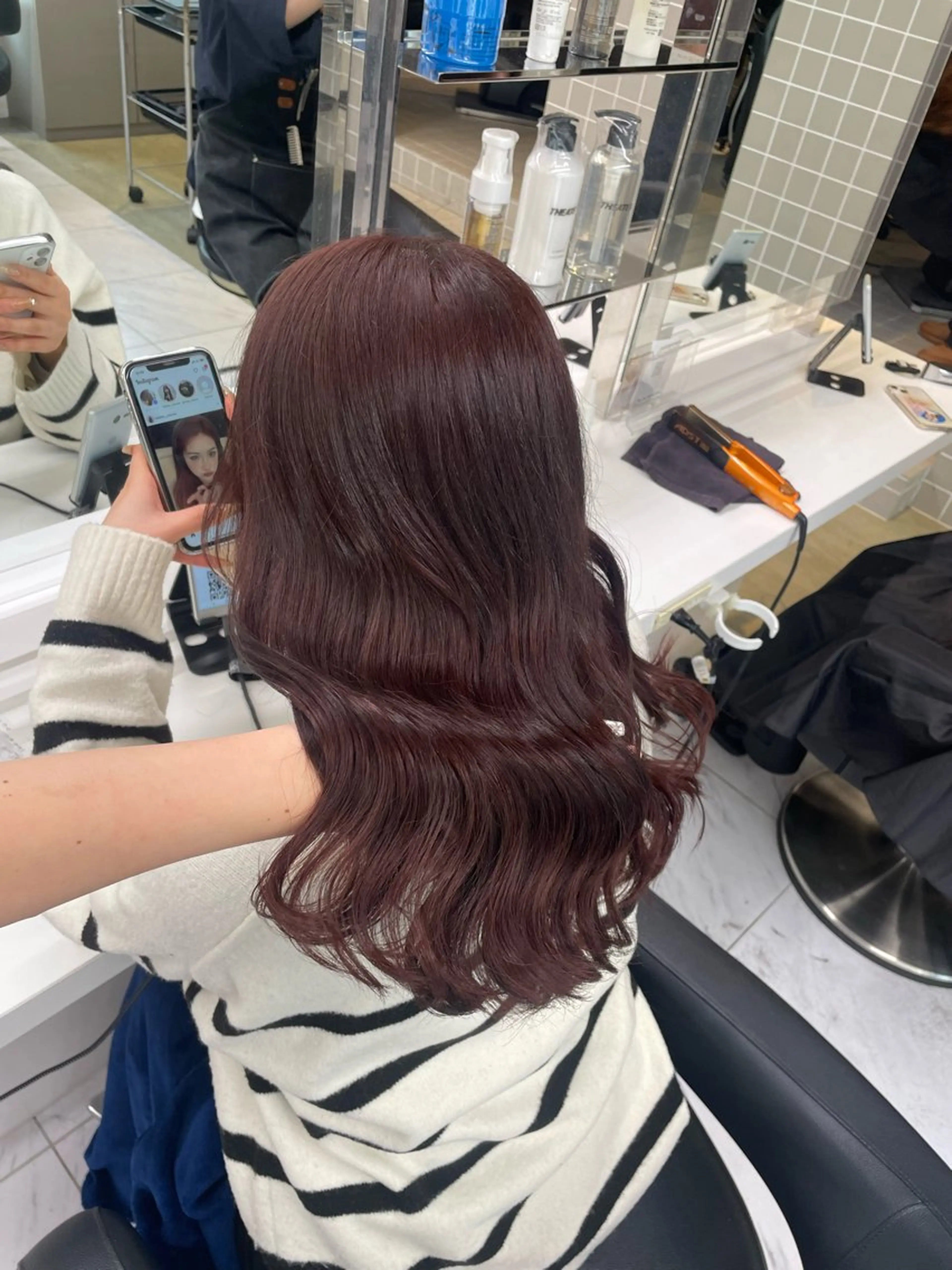 ロング カラー ヘアアレンジ ヘアカラー トリートメント ヘアセット 💗横浜美容室 💗HARUNAのヘアスタイル