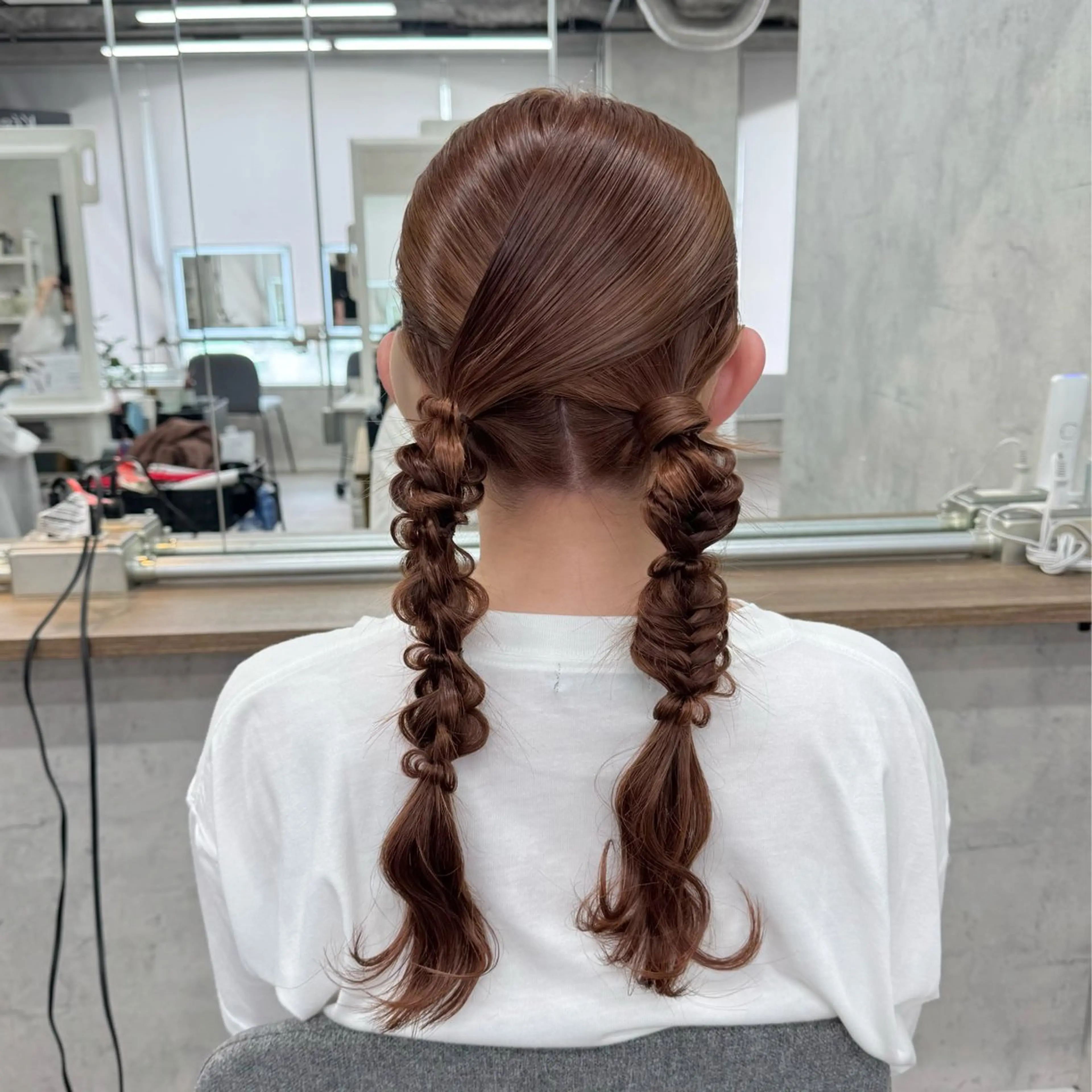 ロング ヘアアレンジ JUNSHIN🦋 ヘアセット／カラーのヘアスタイル