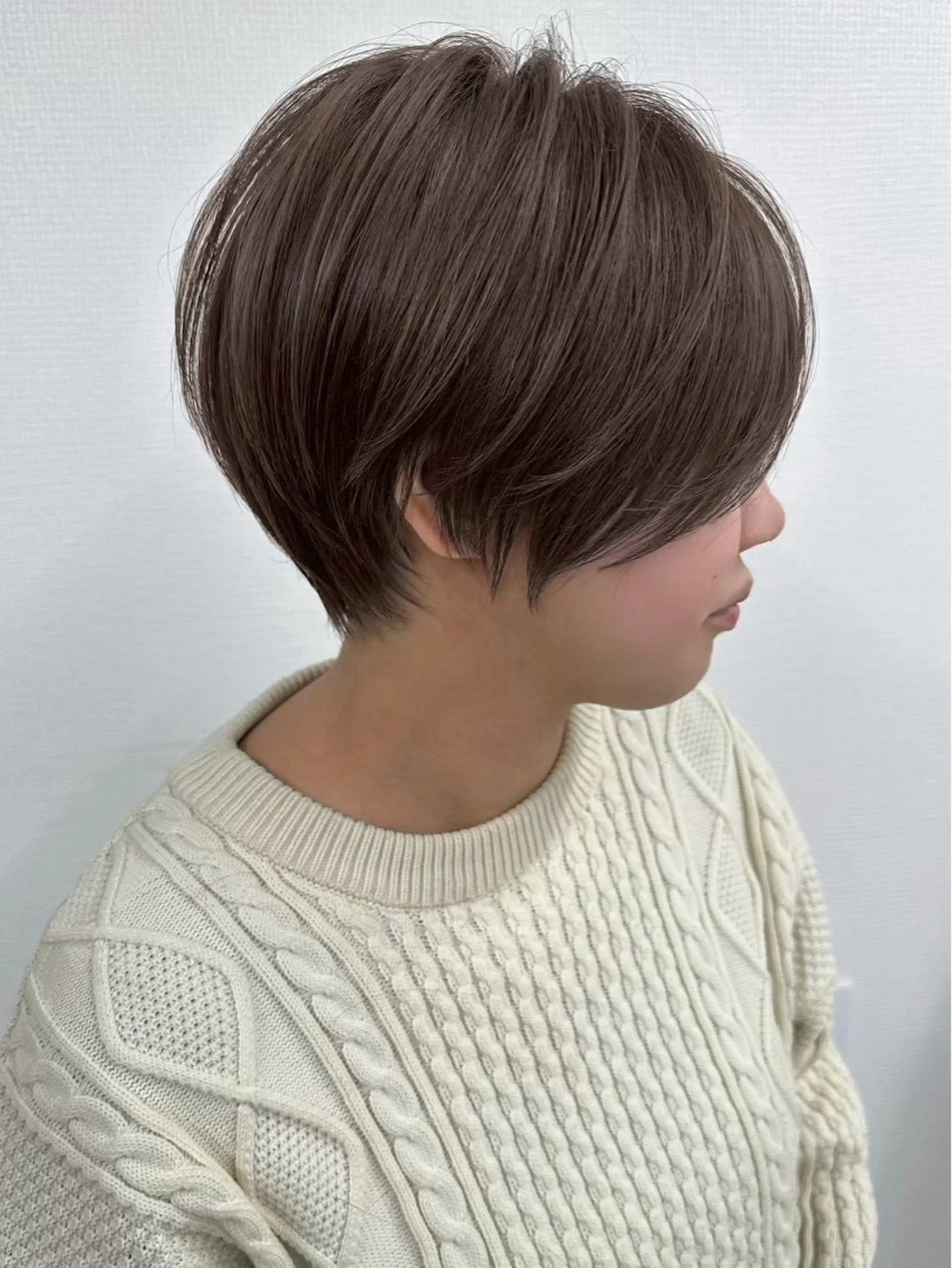 ミディアム カラー ヘアカラー トリートメント 艶カラー ／韓国風カラーのヘアスタイル