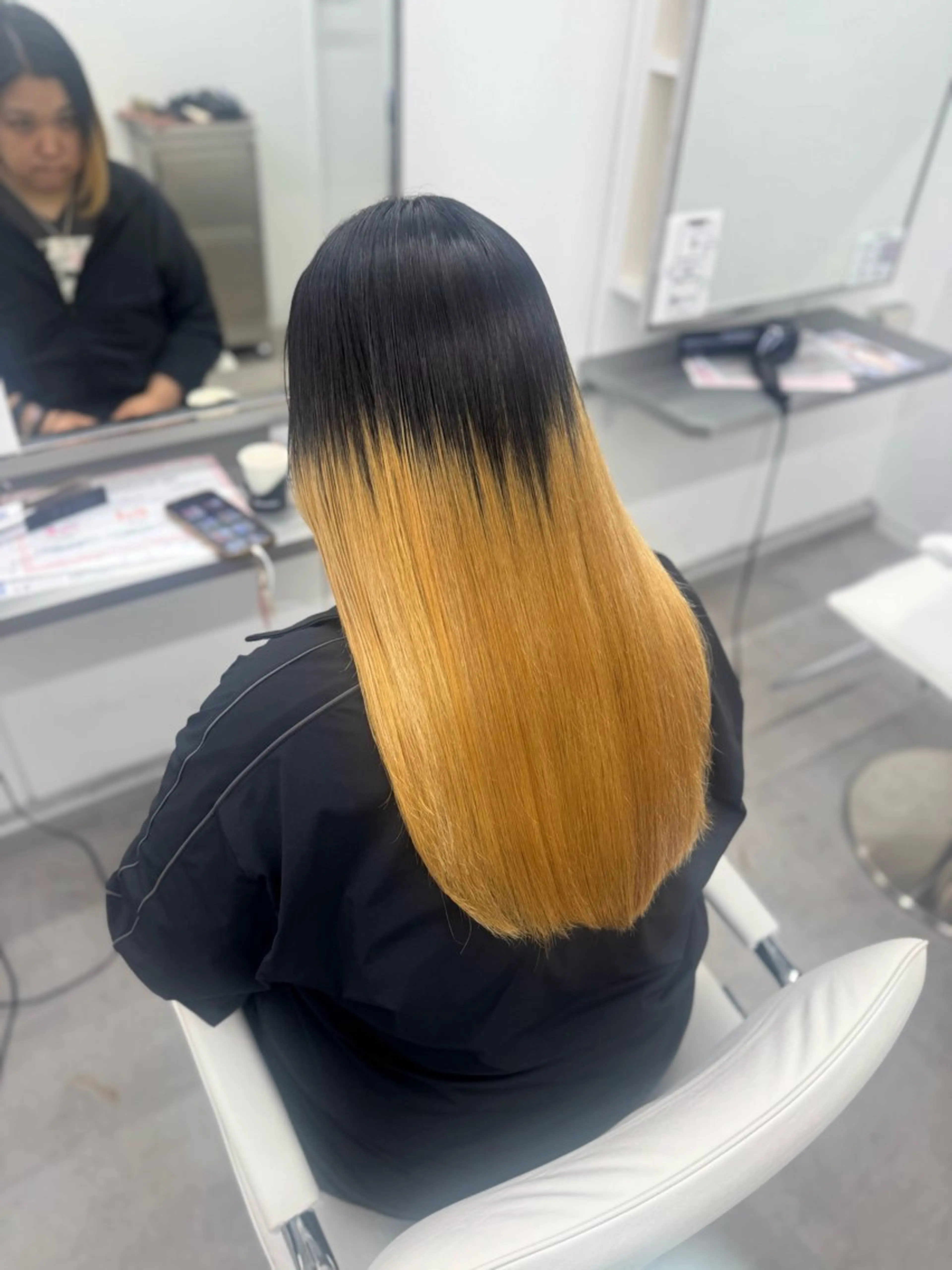 ロング パーマ カット 縮毛矯正 🕯コバ/レイヤー/ 美髪縮毛🕯のヘアスタイル