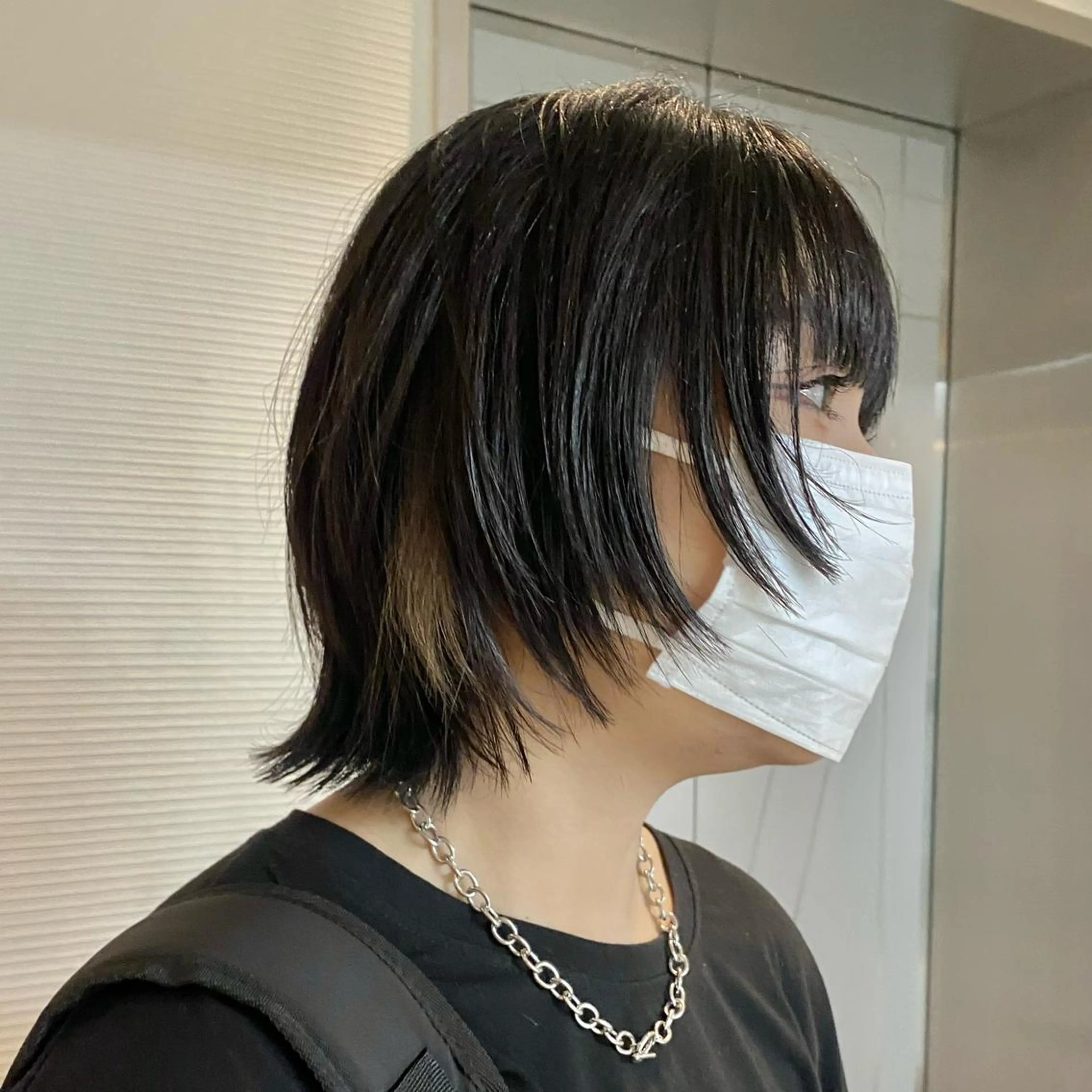 ミディアム ウルフカット Yuki☺︎パーマ レイヤーカットのヘアスタイル