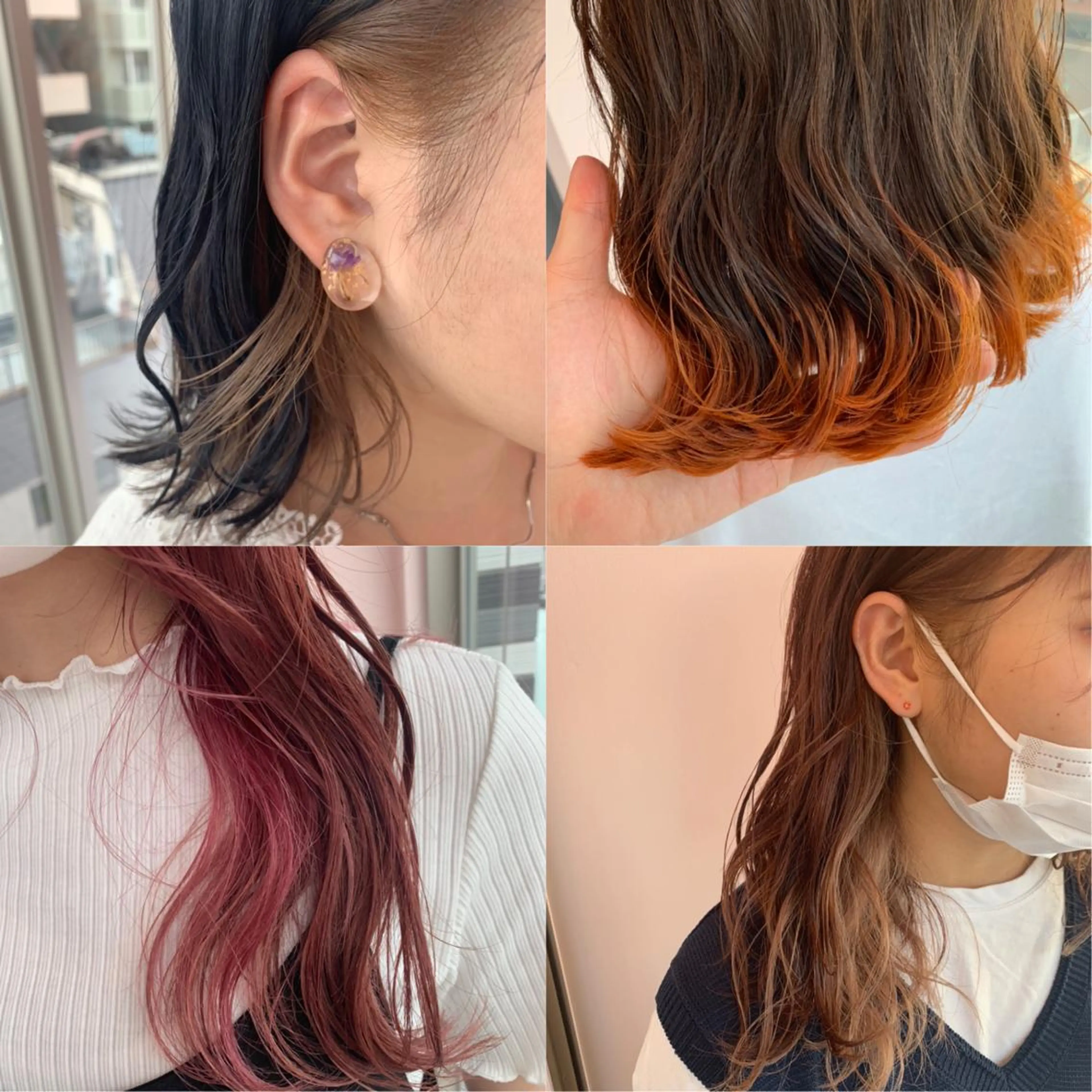 ロング カラー ヘアカラー トリートメント 赤みゼロ/透明感 カラー🌿KANTAのヘアスタイル