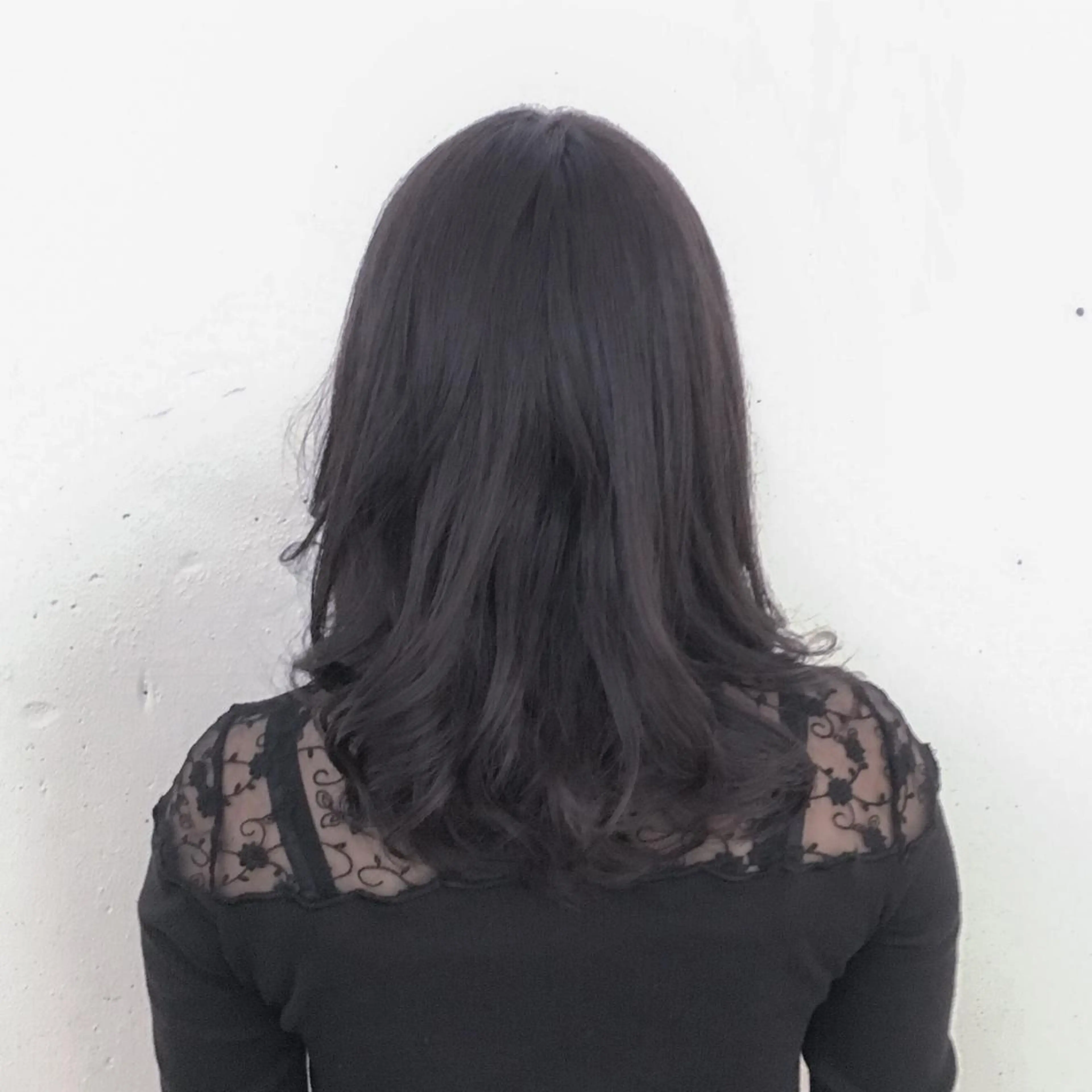 ミディアム カラー パーマ ヘアカラー トミタ アツシのヘアスタイル