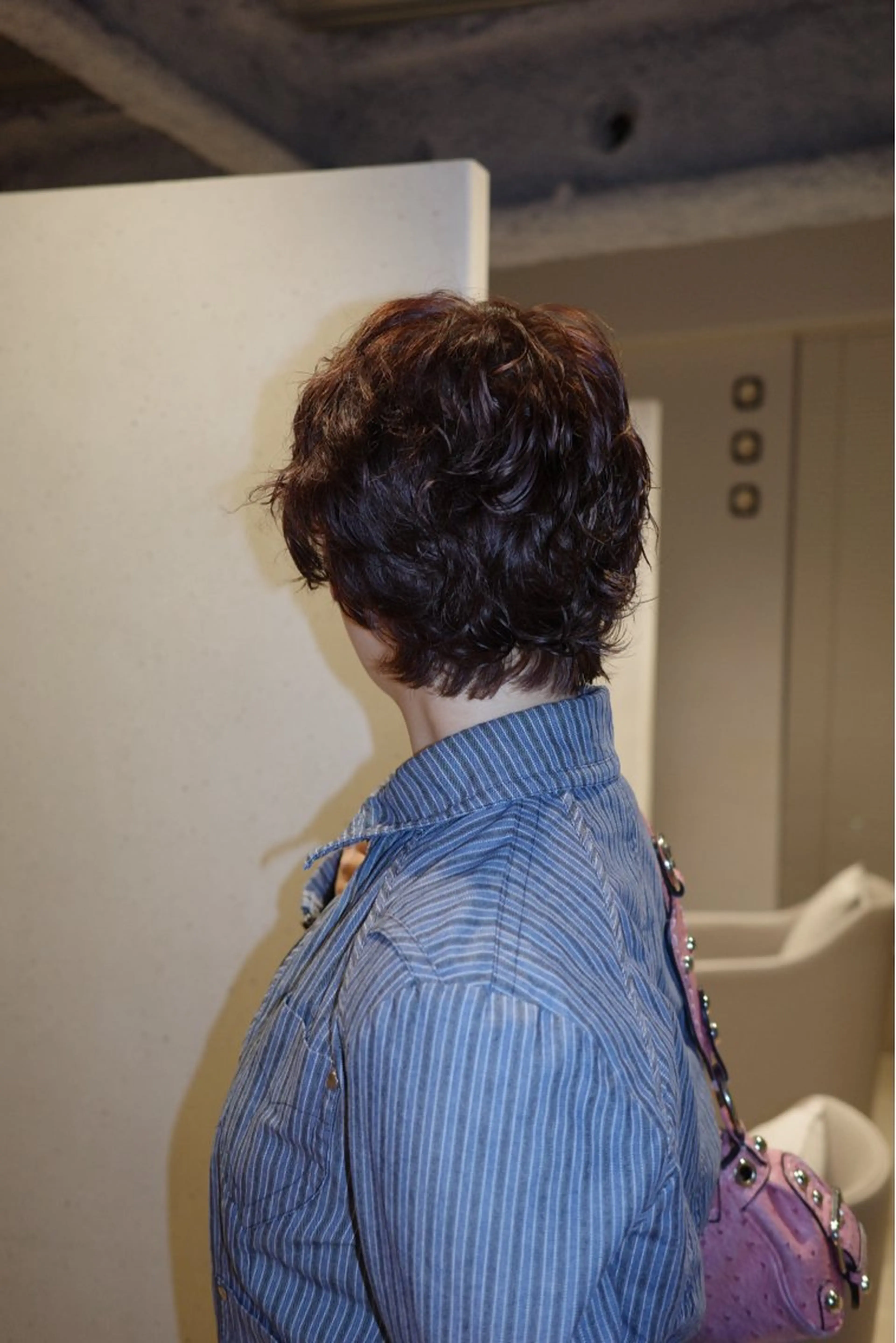 ショート パーマ 住谷 ゆりなのヘアスタイル