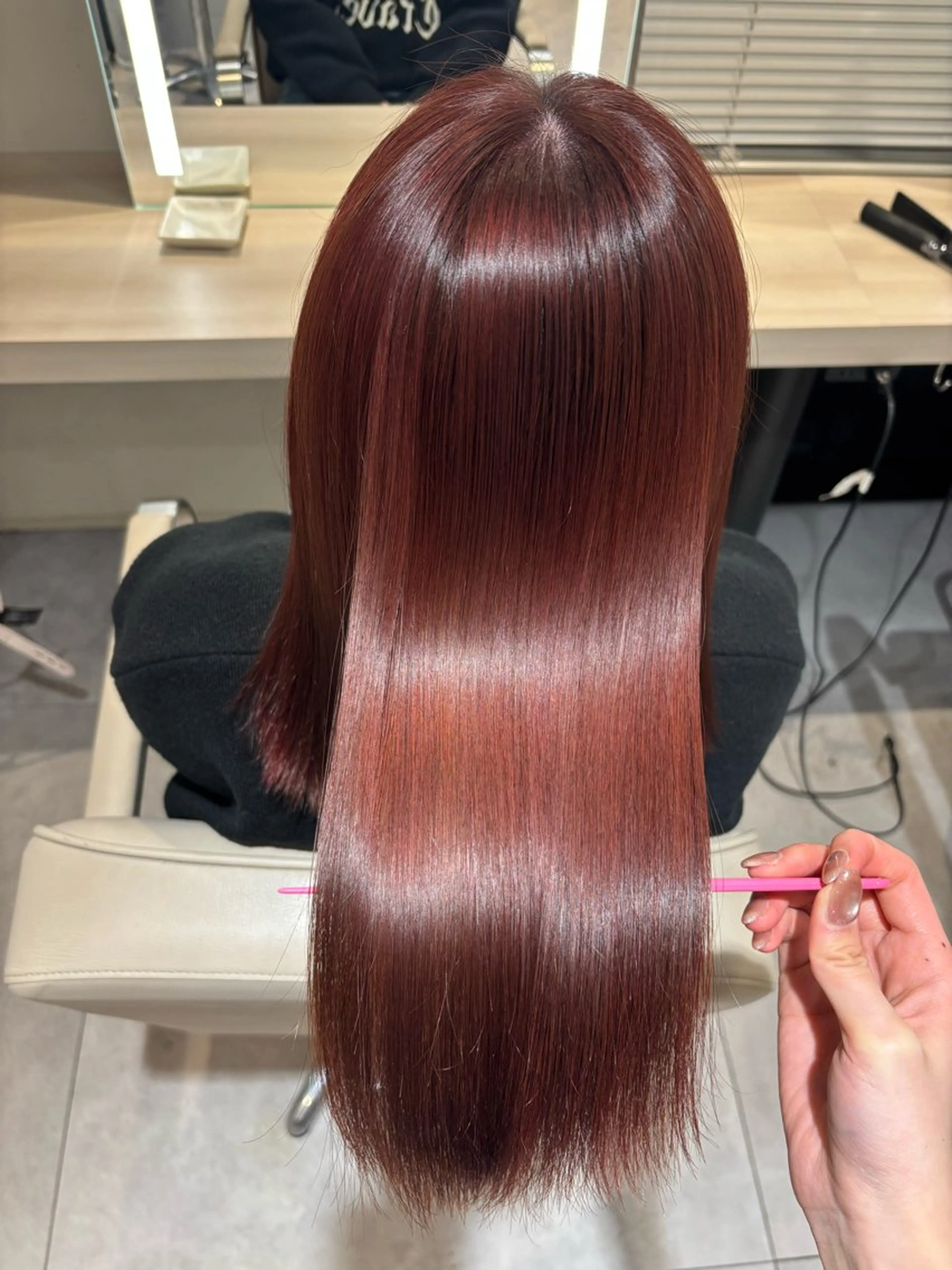 セミロング カラー ヘアカラー トリートメント miku/暖色カラー /メンズ歓迎のヘアスタイル