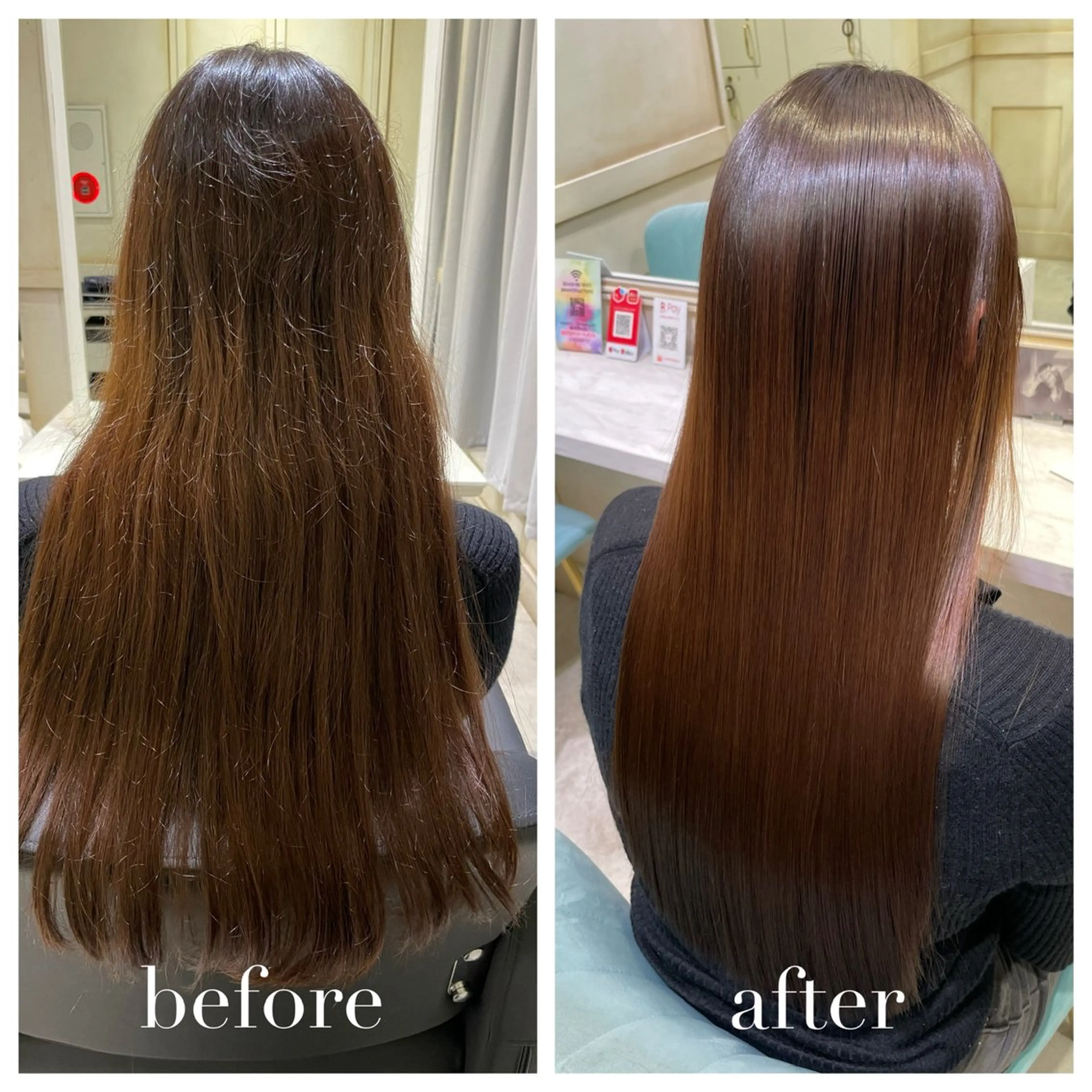ロング カット 縮毛矯正 トリートメント 🟠髪質改善縮毛矯正 YUTO🟠のヘアスタイル