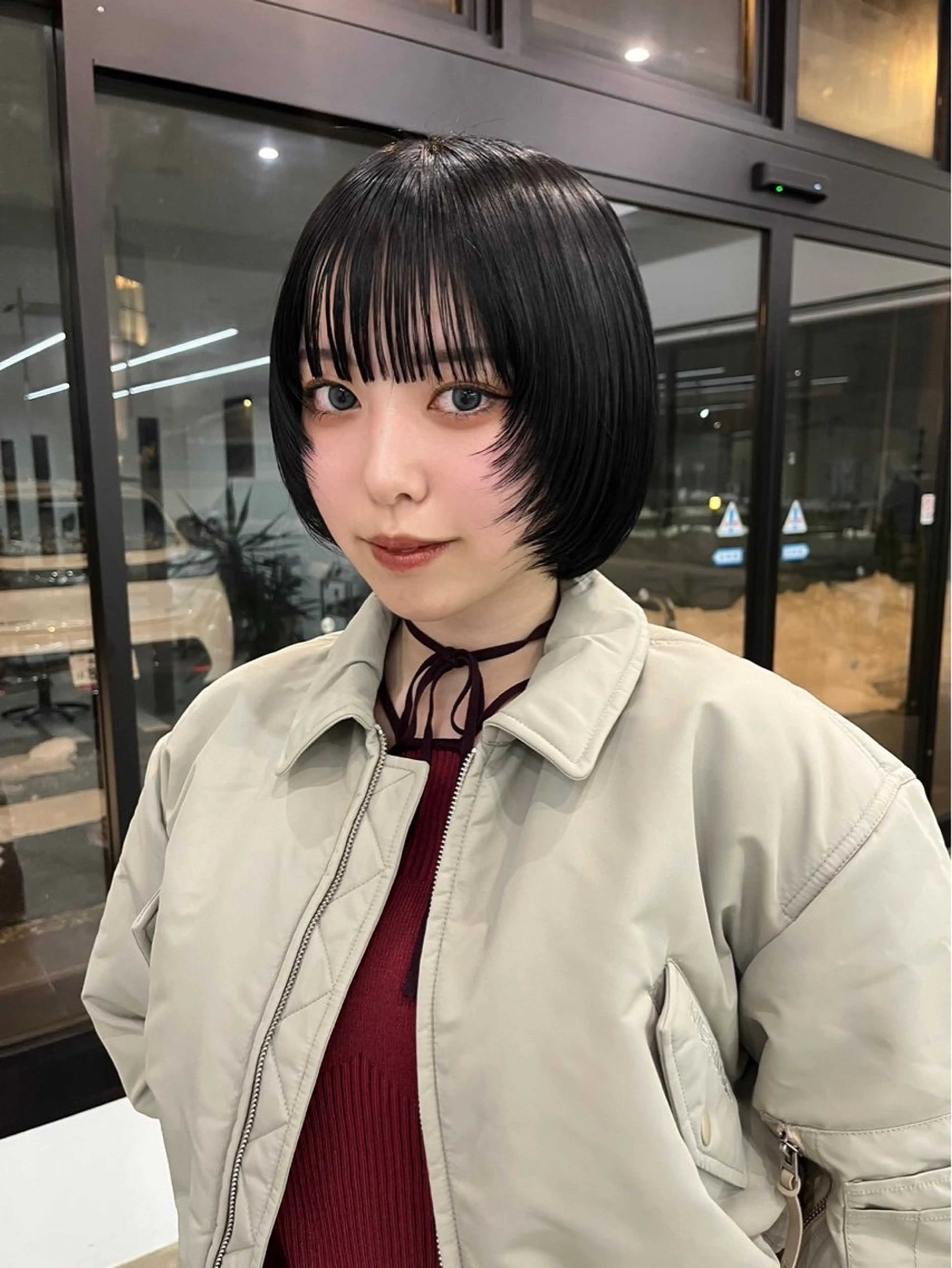 ショート ヘアカラー XIA AIMIのヘアスタイル