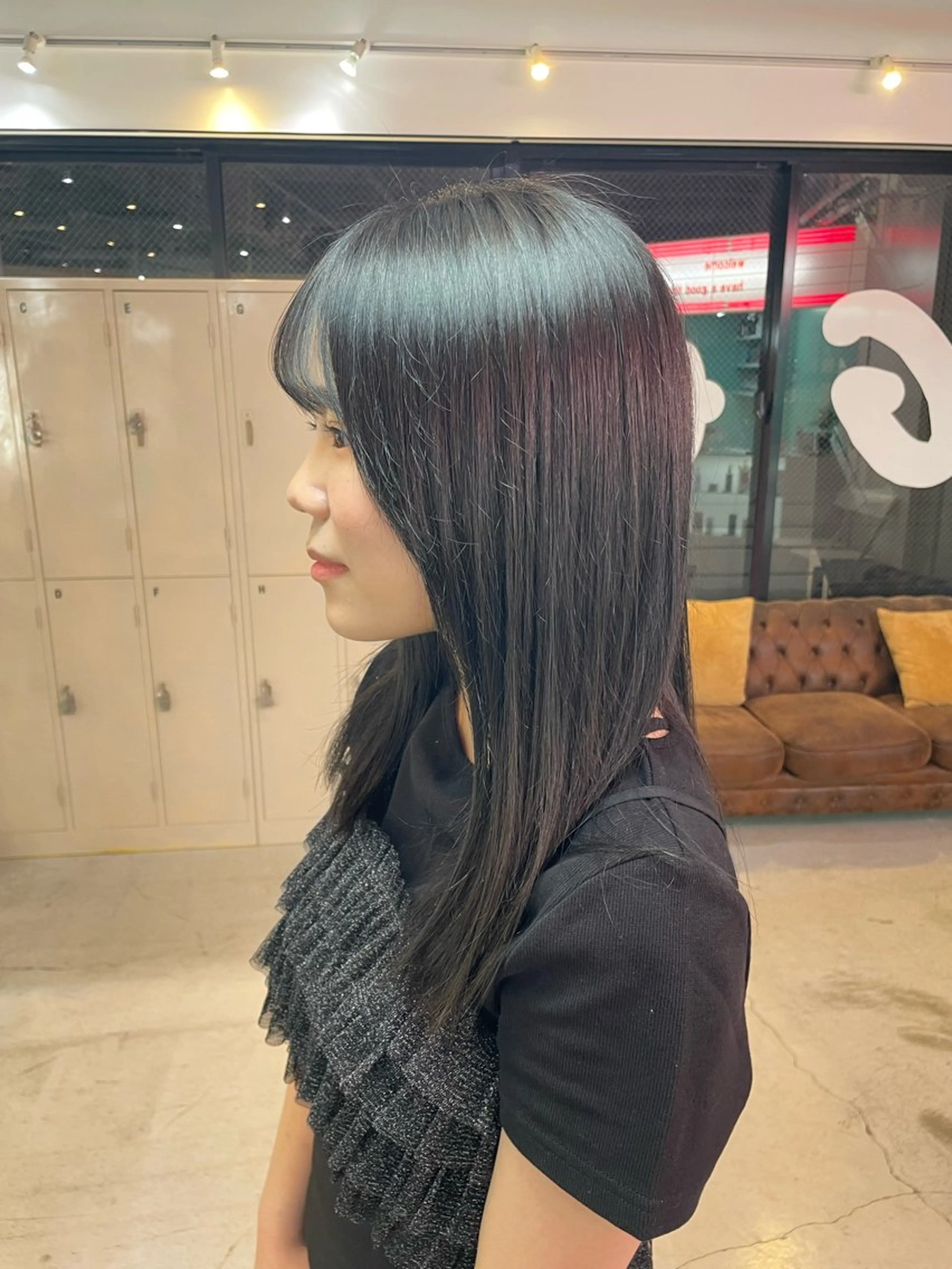 カラー 透明感カラー ヘアカラー トリートメント レイヤーボブ🎵 ブリーチ/りりのヘアスタイル