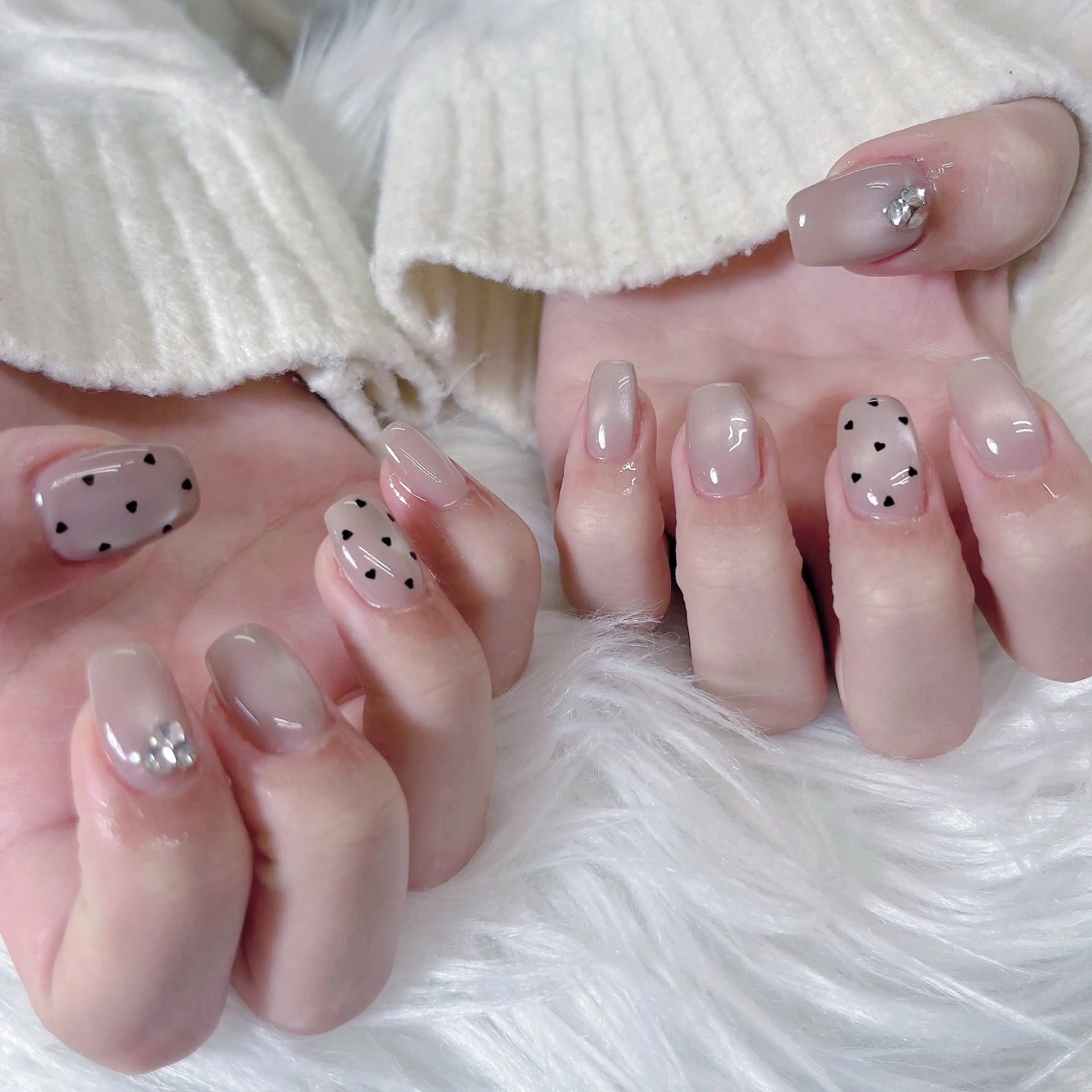 ネイル マグネットネイル Maya 🧊🫧‪のネイルデザイン
