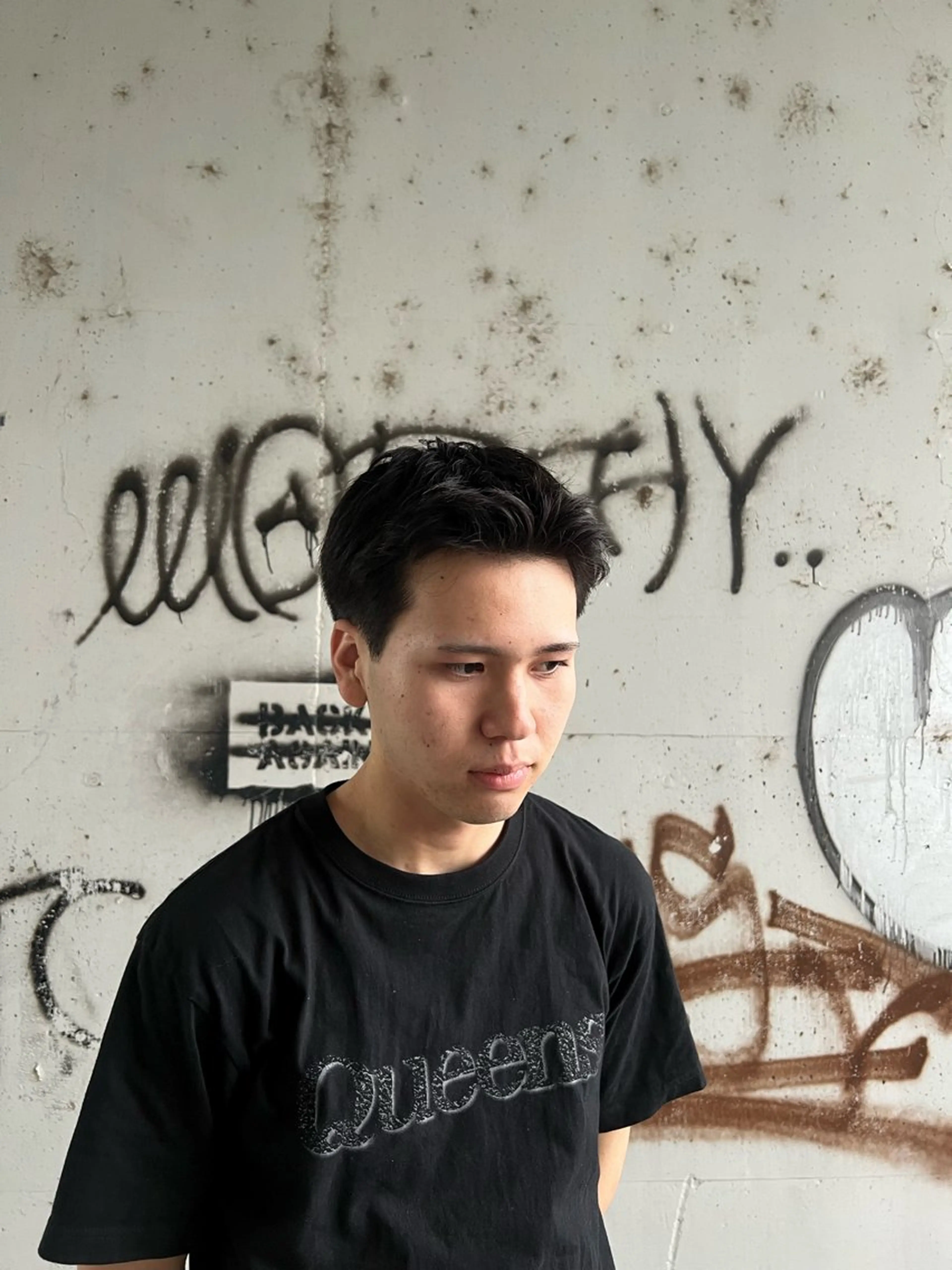 ショート メンズ 稲村 獅童のヘアスタイル