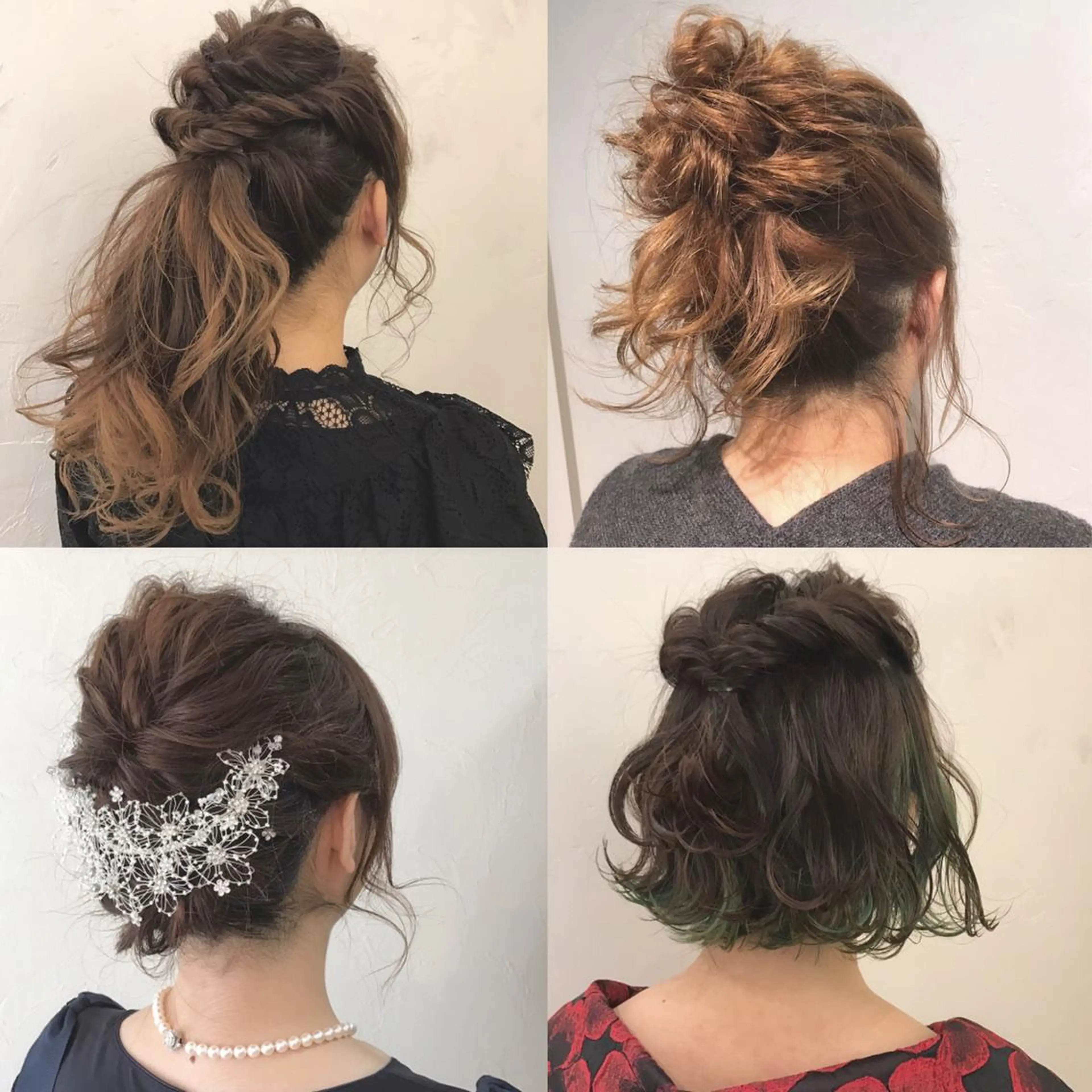 【全員】✨結婚式・二次会にオススメ✨抜け感あるヘアアレンジ・ヘアセット (詳細を確認ください)の写真