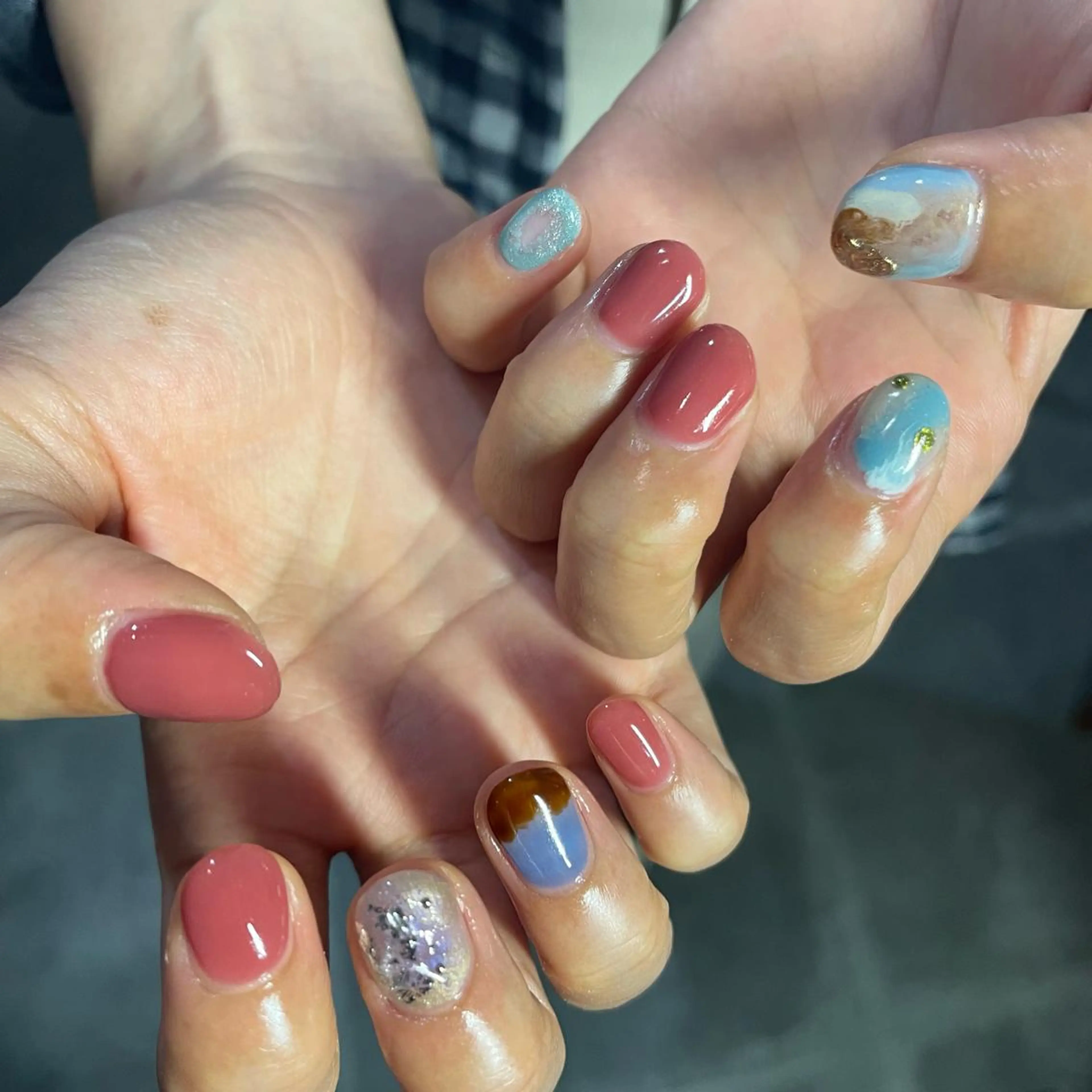 ネイル シンプルネイル SOL　nail イマナカのネイルデザイン