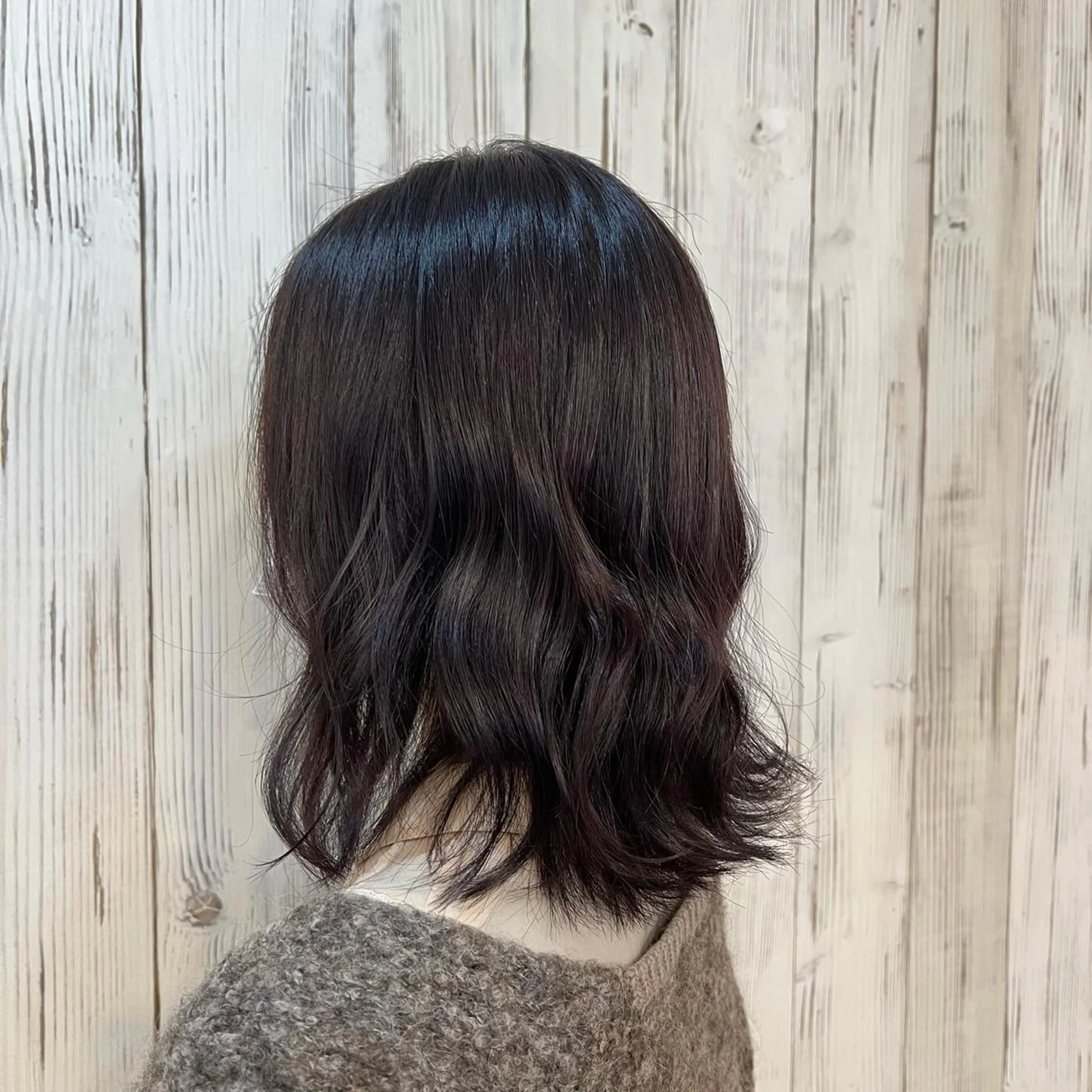 カラー ブルーカラー ブルーラベンダー ラベンダーカラー 吉田 悠乃のヘアスタイル