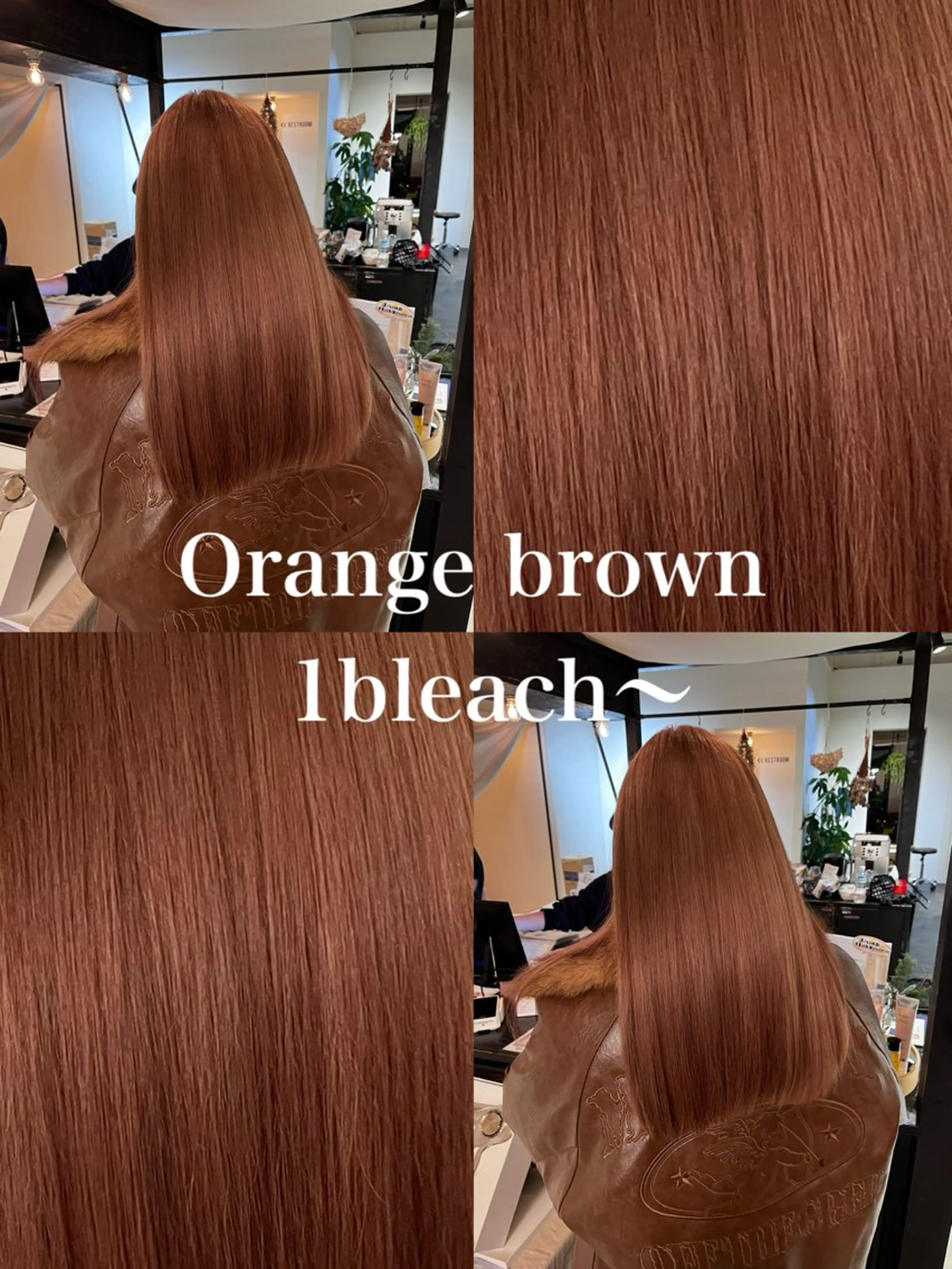 ロング カラー ふじわらはゆ/ブリー チ/ベージュカラーのヘアスタイル