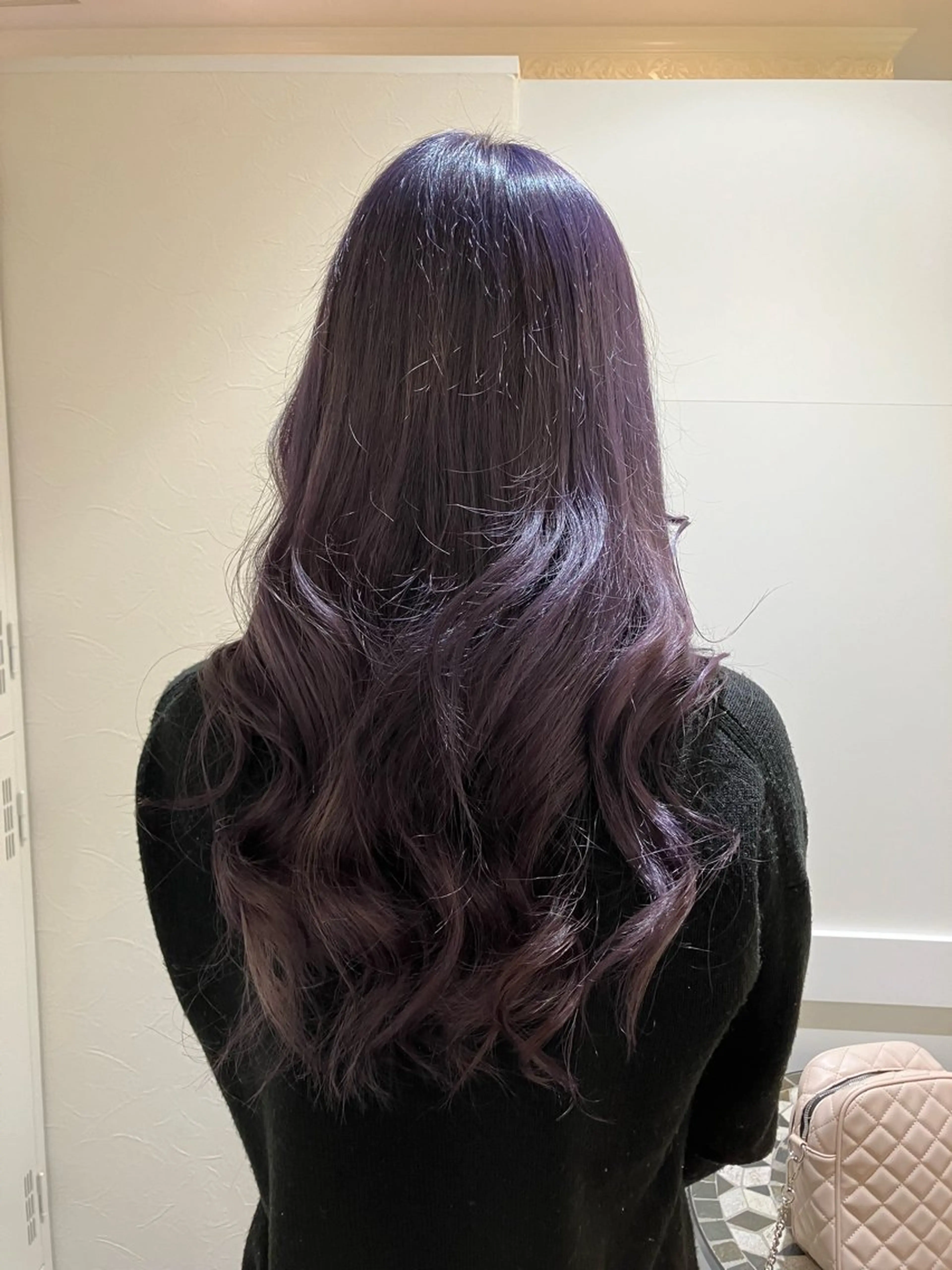 ロング カラー アッシュ ラベンダーカラー ラベンダーアッシュ THE ESSENCE 蔵前所属・怜音/ REONのヘアスタイル