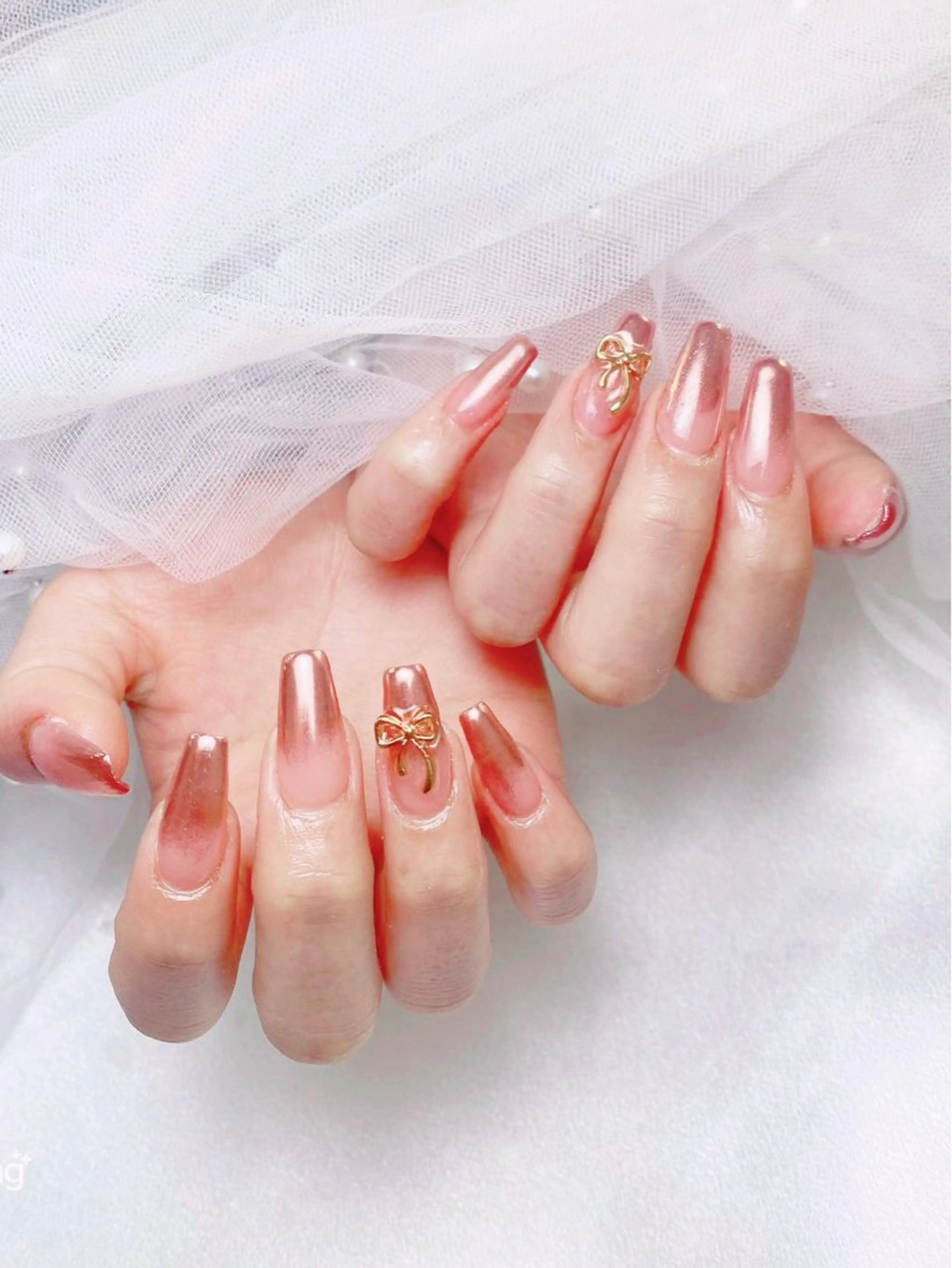 ネイル フレンチネイル ジェルネイル ハート 韓国ネイル マグネットネイル ハンドネイル ネイルサロン lotusのネイルデザイン