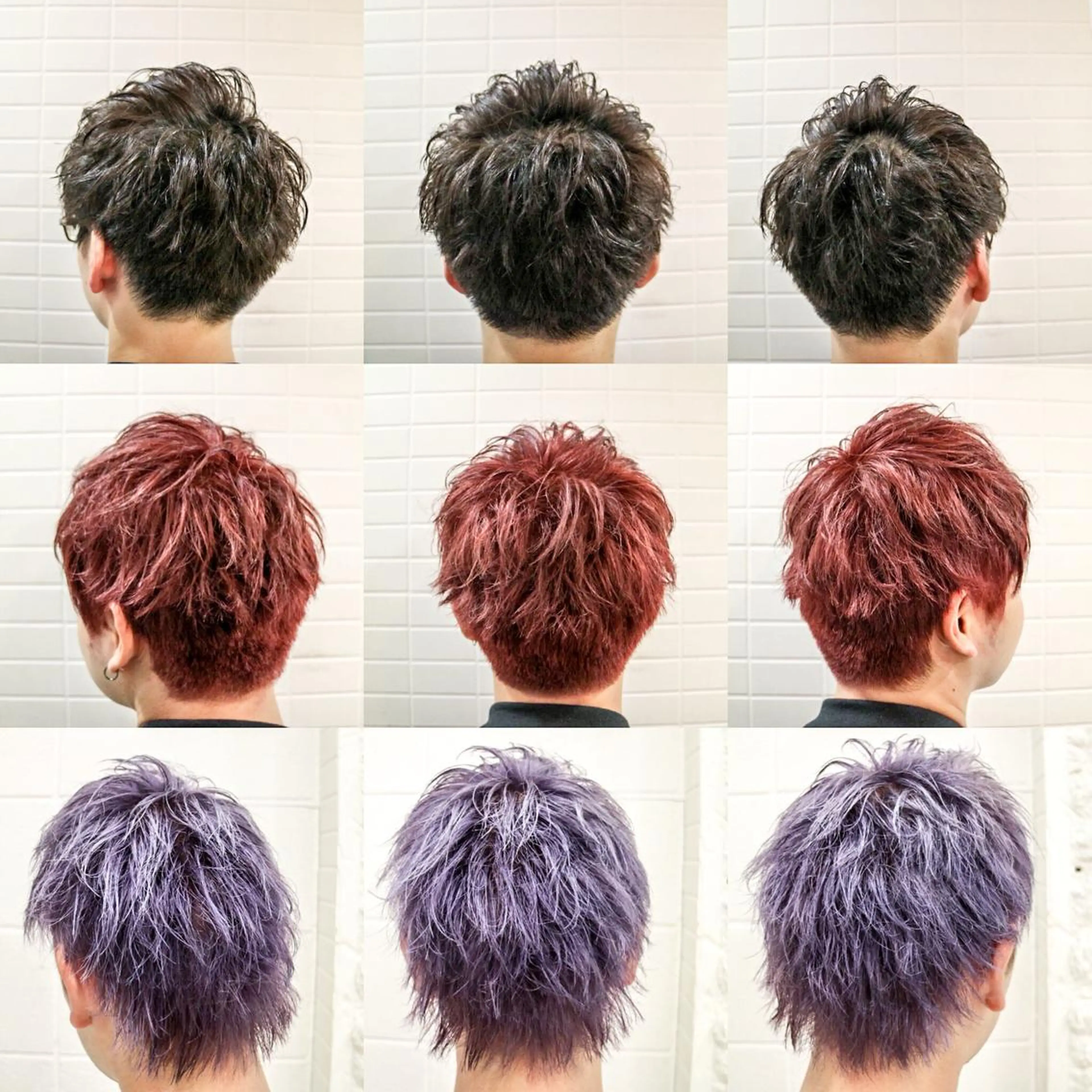 ショート カラー パーマ メンズ 看板犬がお出迎え◎ 初めてでも安心◎のヘアスタイル
