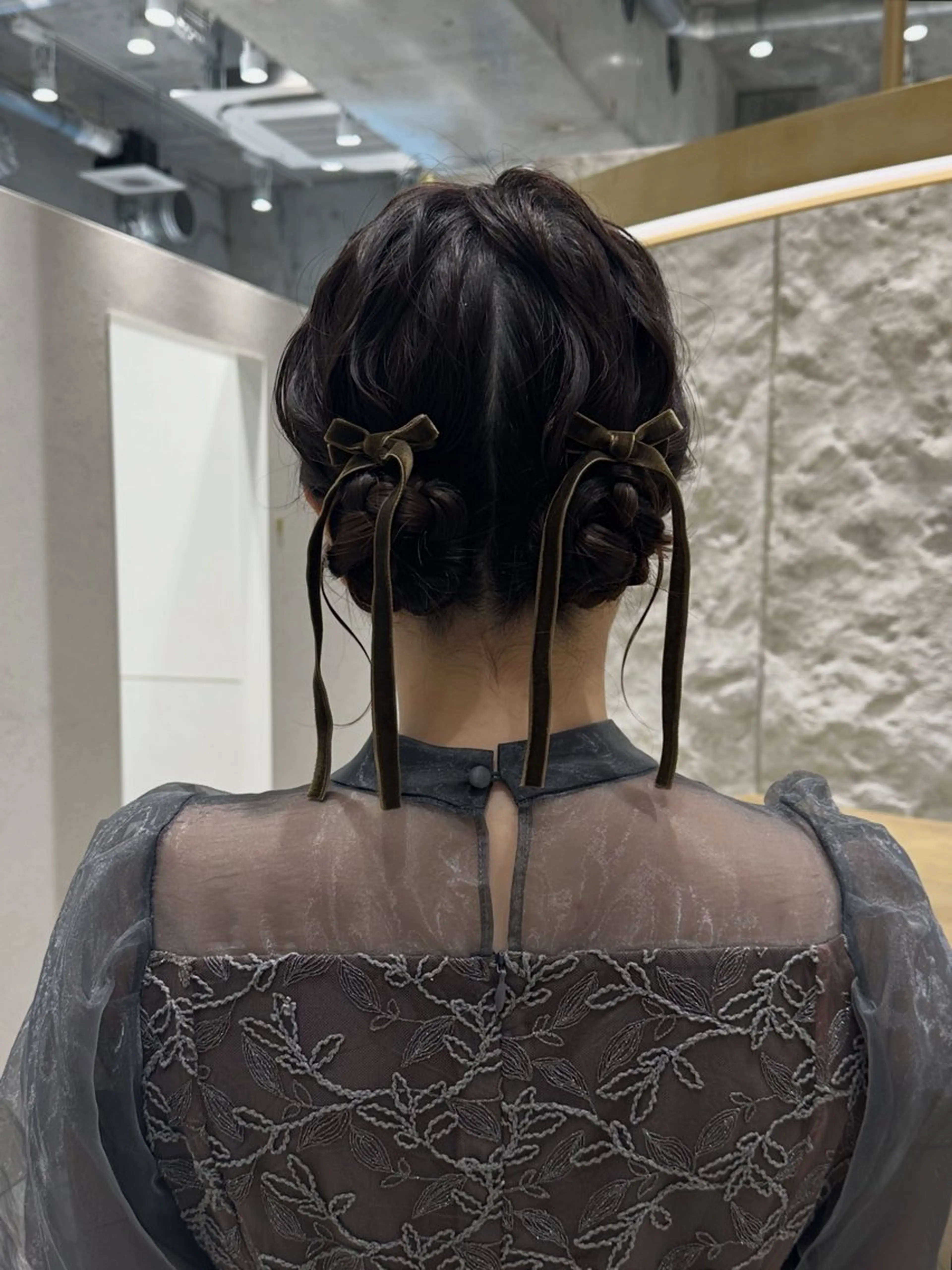 ミディアム ヘアアレンジ ヘアセット 銀座/ヘアセット/ 島村美帆のヘアスタイル