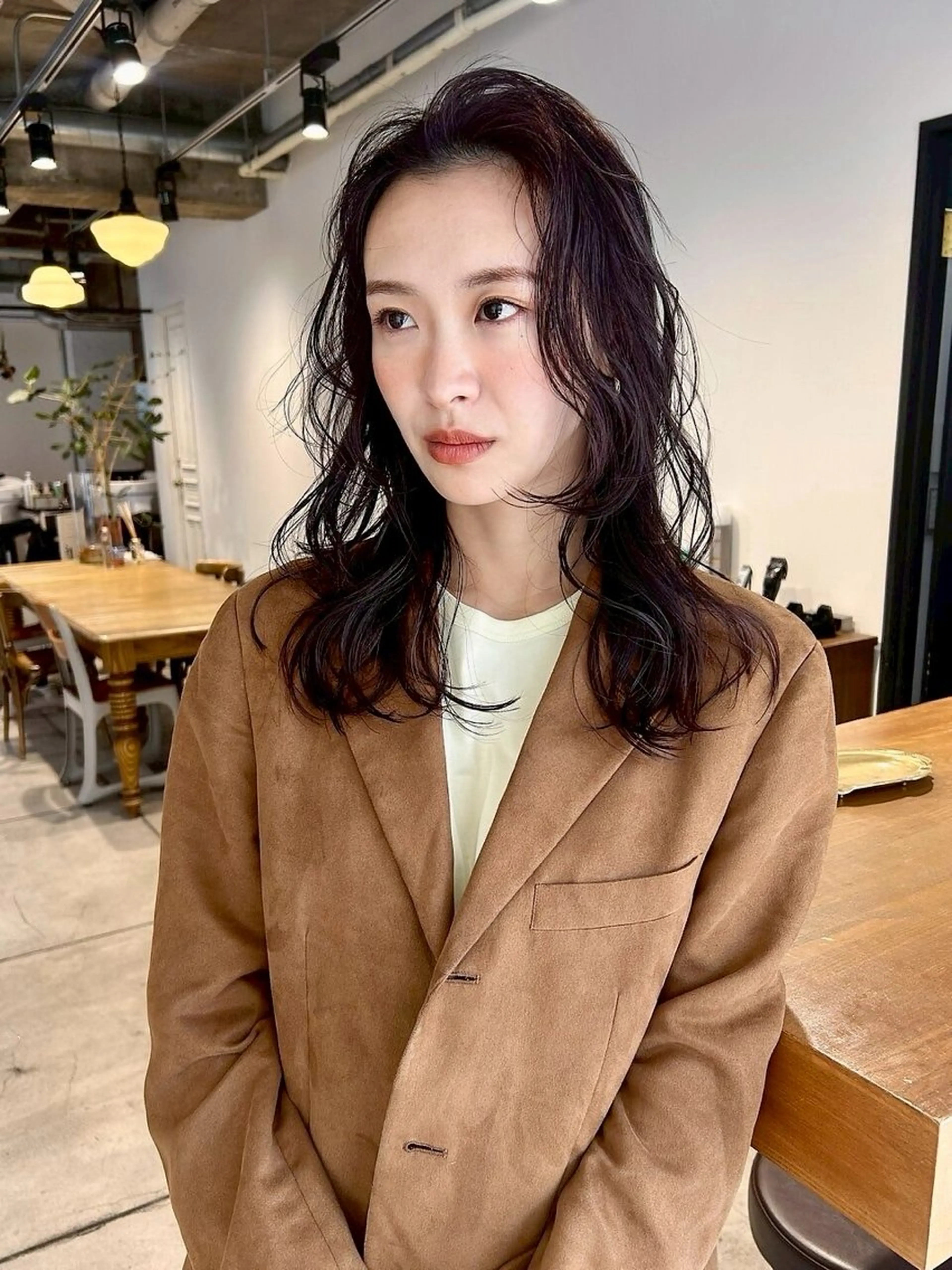 セミロング パーマ DUMBO 千歳船橋のヘアスタイル