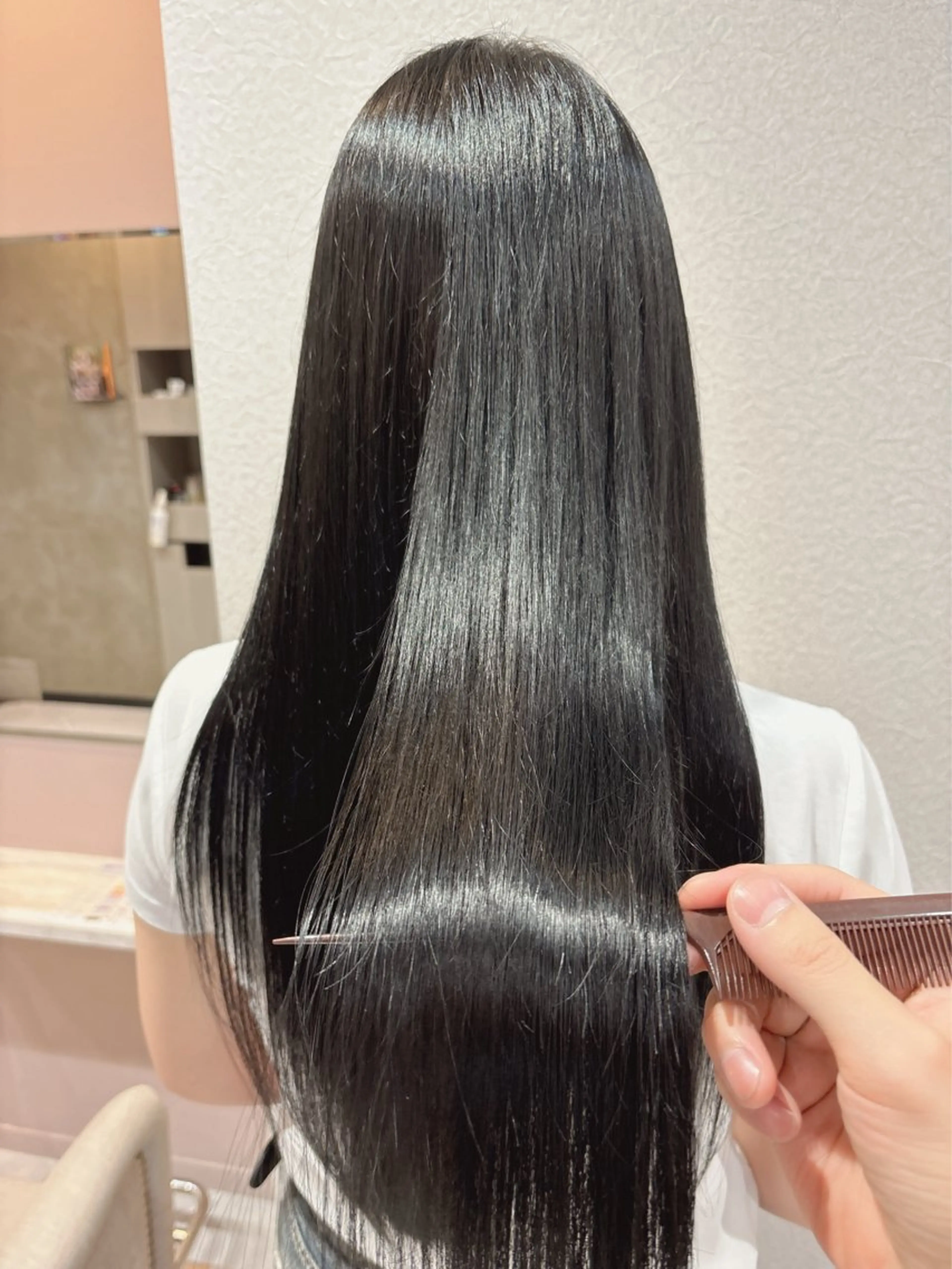 カラー 縮毛矯正 🍀透明感ナチュラル カラー🍀じゅんのヘアスタイル