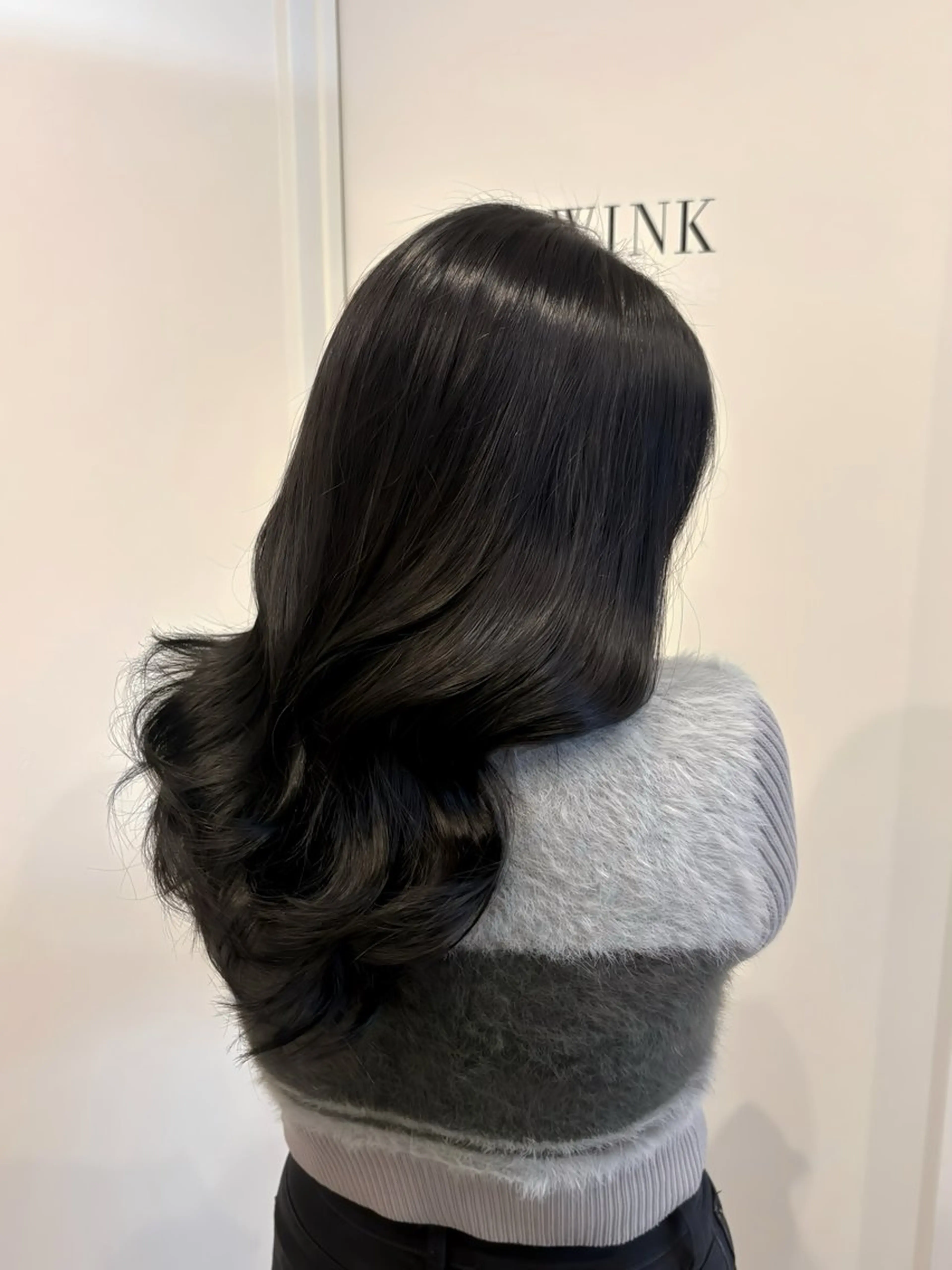 セミロング 韓国風ヘア KANA/天王寺 🎀🫧のヘアスタイル