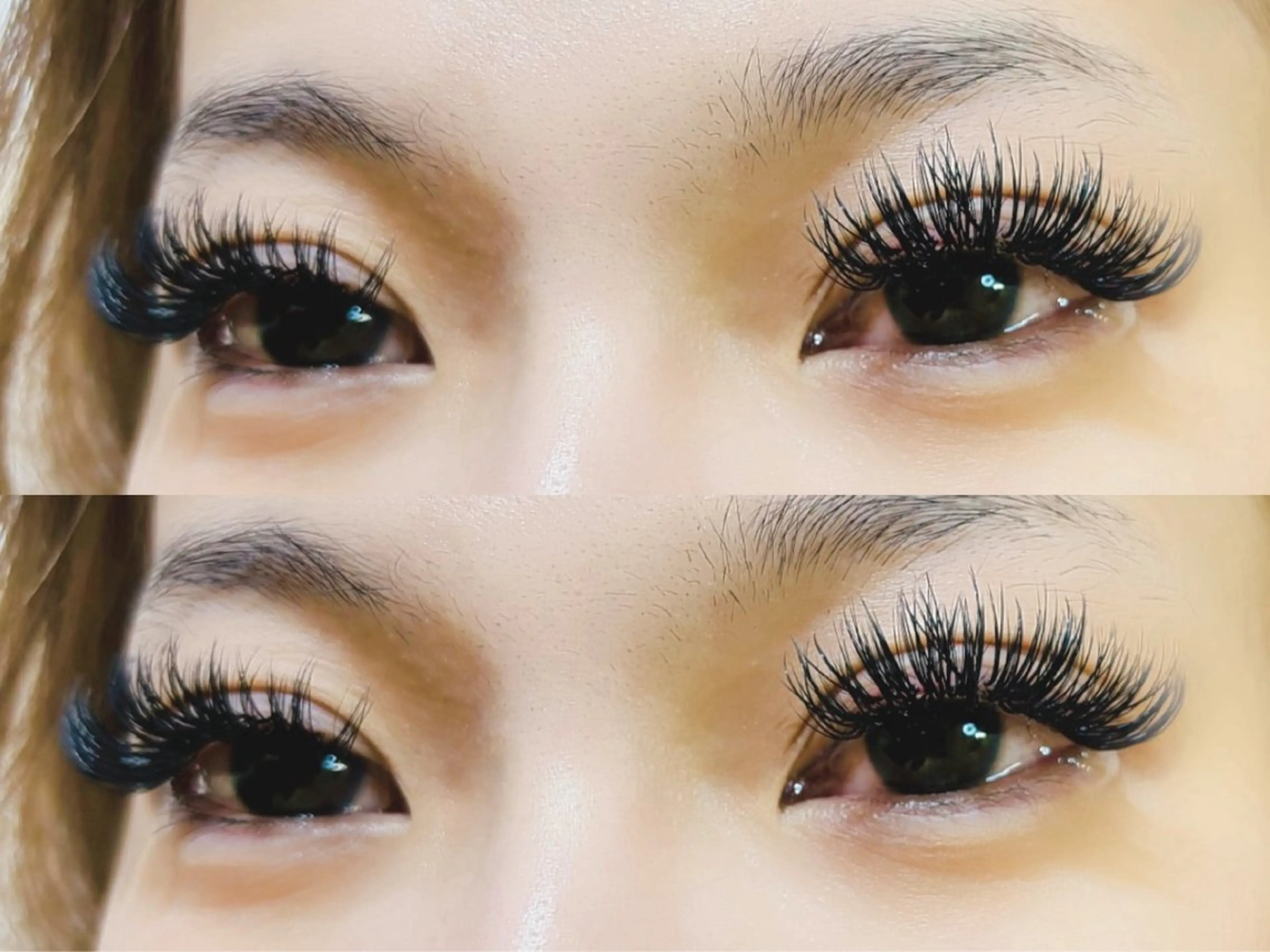 マツエク・マツパ 付け放題 バインドロック 束感まつ毛 フラットラッシュ パリジェンヌラッシュリフト マツエク オーロラ所属・AURORA RINAのマツエク・マツパデザイン