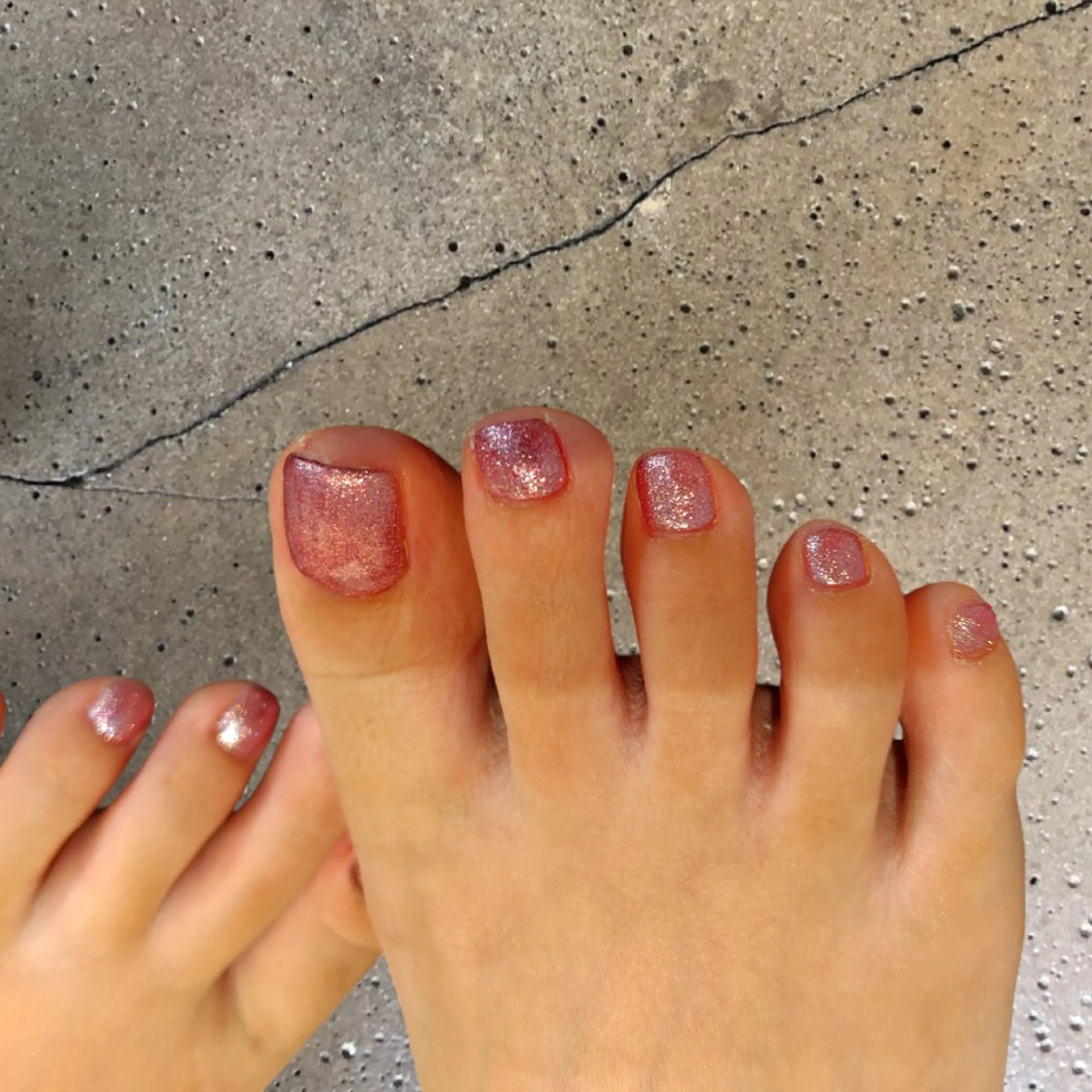 ネイル フットネイル ワンカラーネイル フットネイル ネイルモデル募集 ロデロデのネイルデザイン