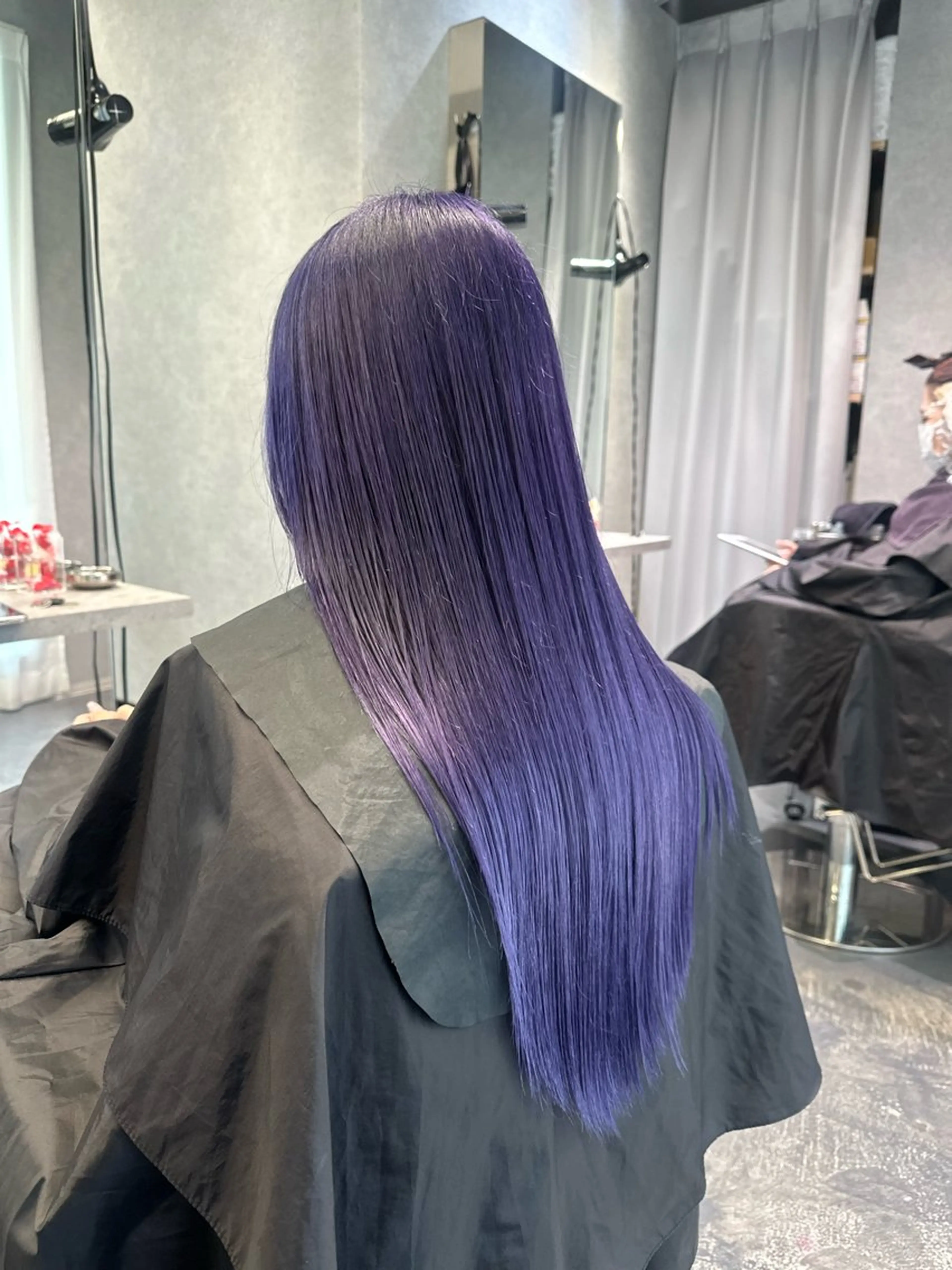 ロング カラー ヘアカラー トリートメント ケアブリーチ特化✨/ 艶カラー/エクステのヘアスタイル