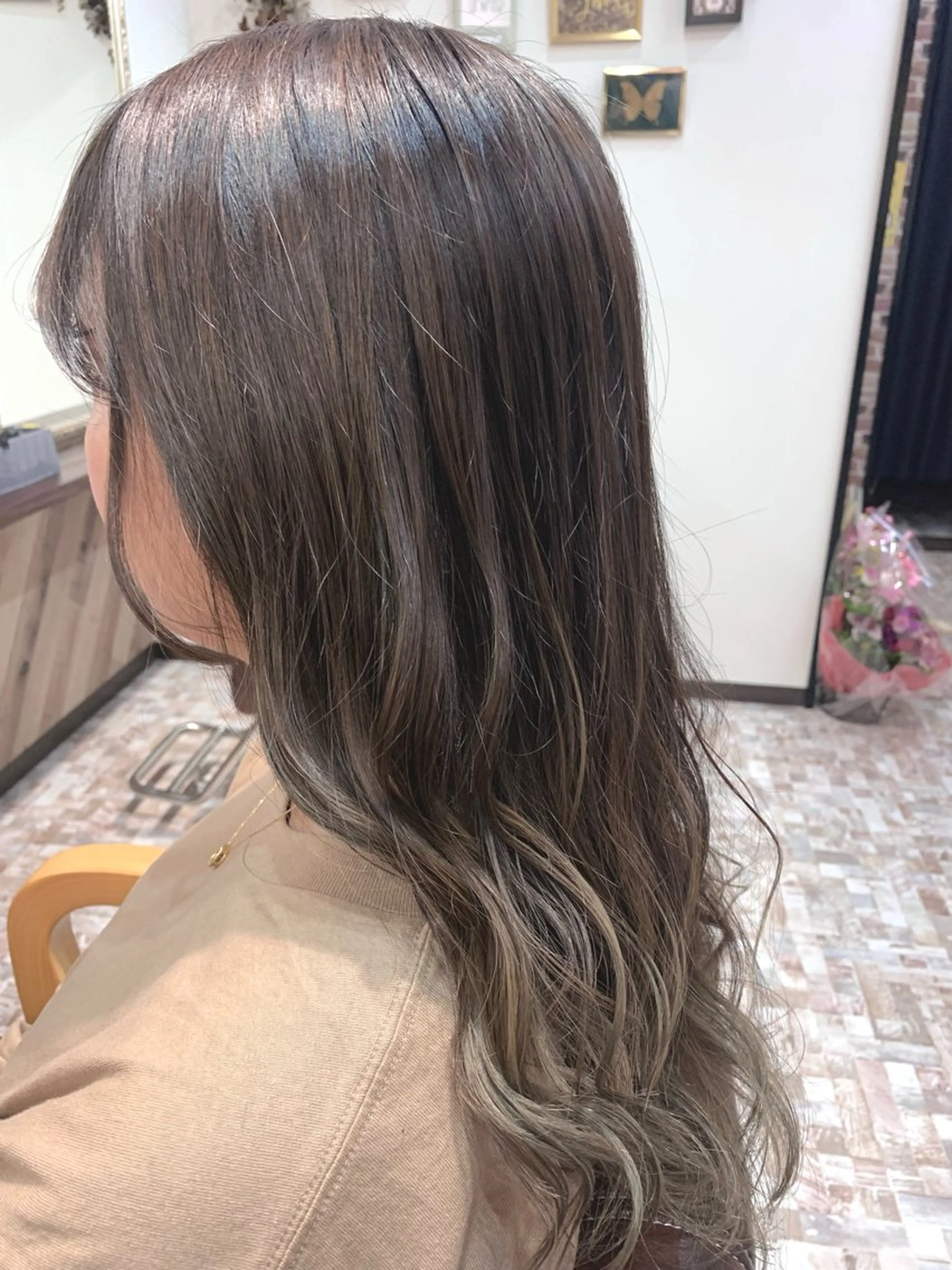 ロング カラー 神野 洸都のヘアスタイル