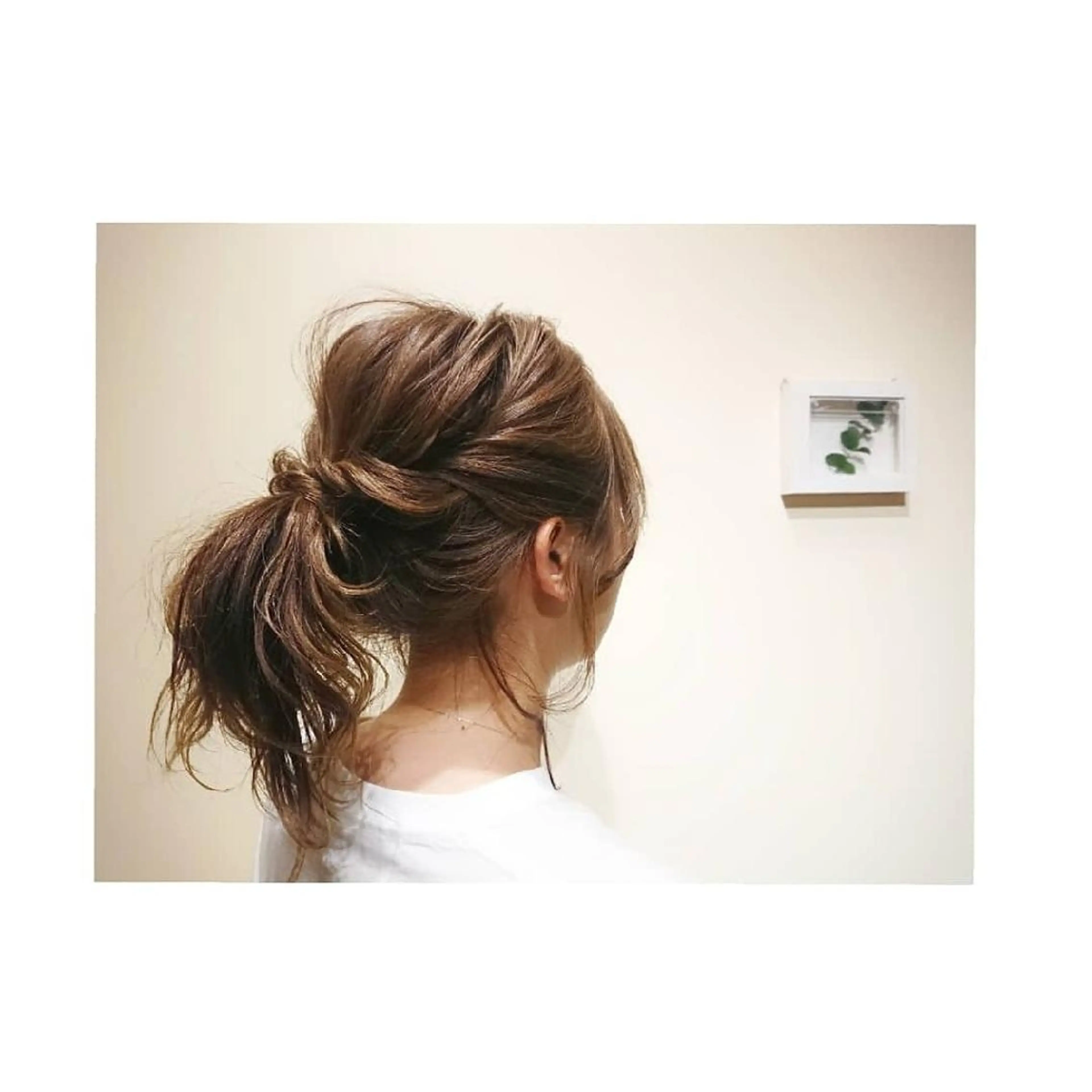 ミディアム カラー ベージュカラー ◎モチマル チアキ◎のヘアスタイル