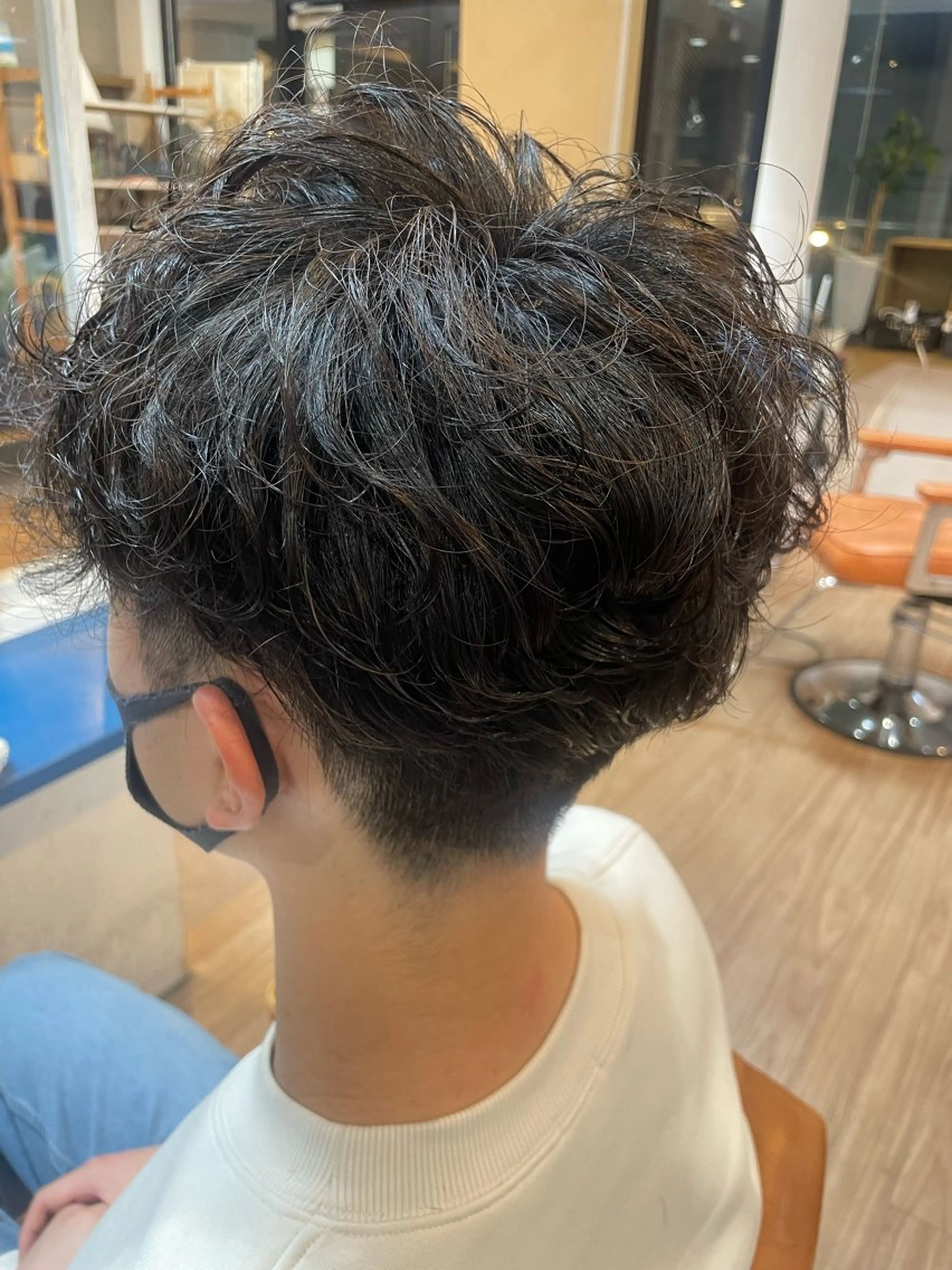 [練習モデル]メンズカットパーマ(パーマの種類によって施術時間が変わります)の写真