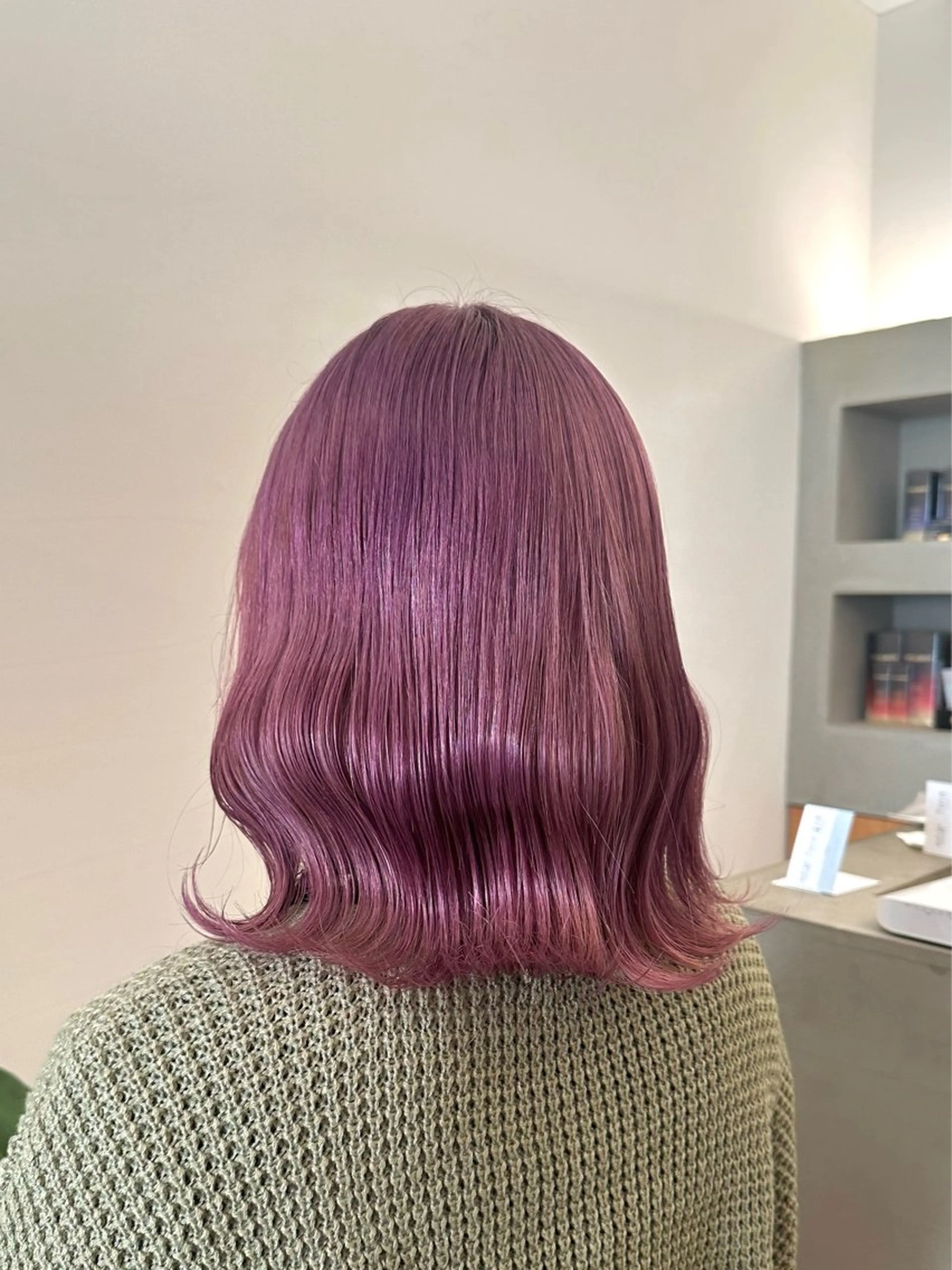 セミロング カラー ヘアカラー ✨ブリーチカラー /菜月‪‪✨のヘアスタイル