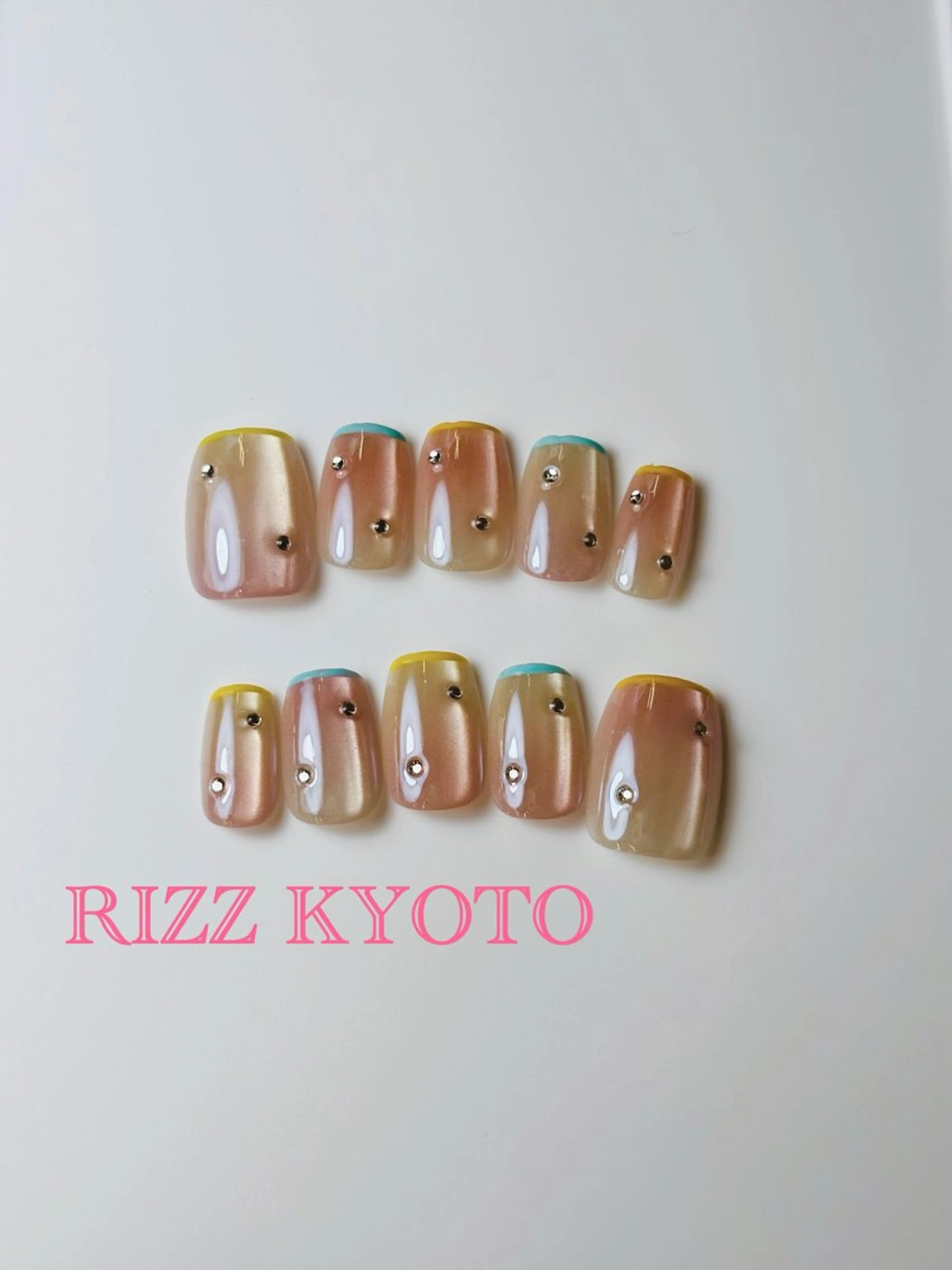 ネイル ネイルチップ ハンドネイル RIZZ KYOTO ゆうのネイルデザイン