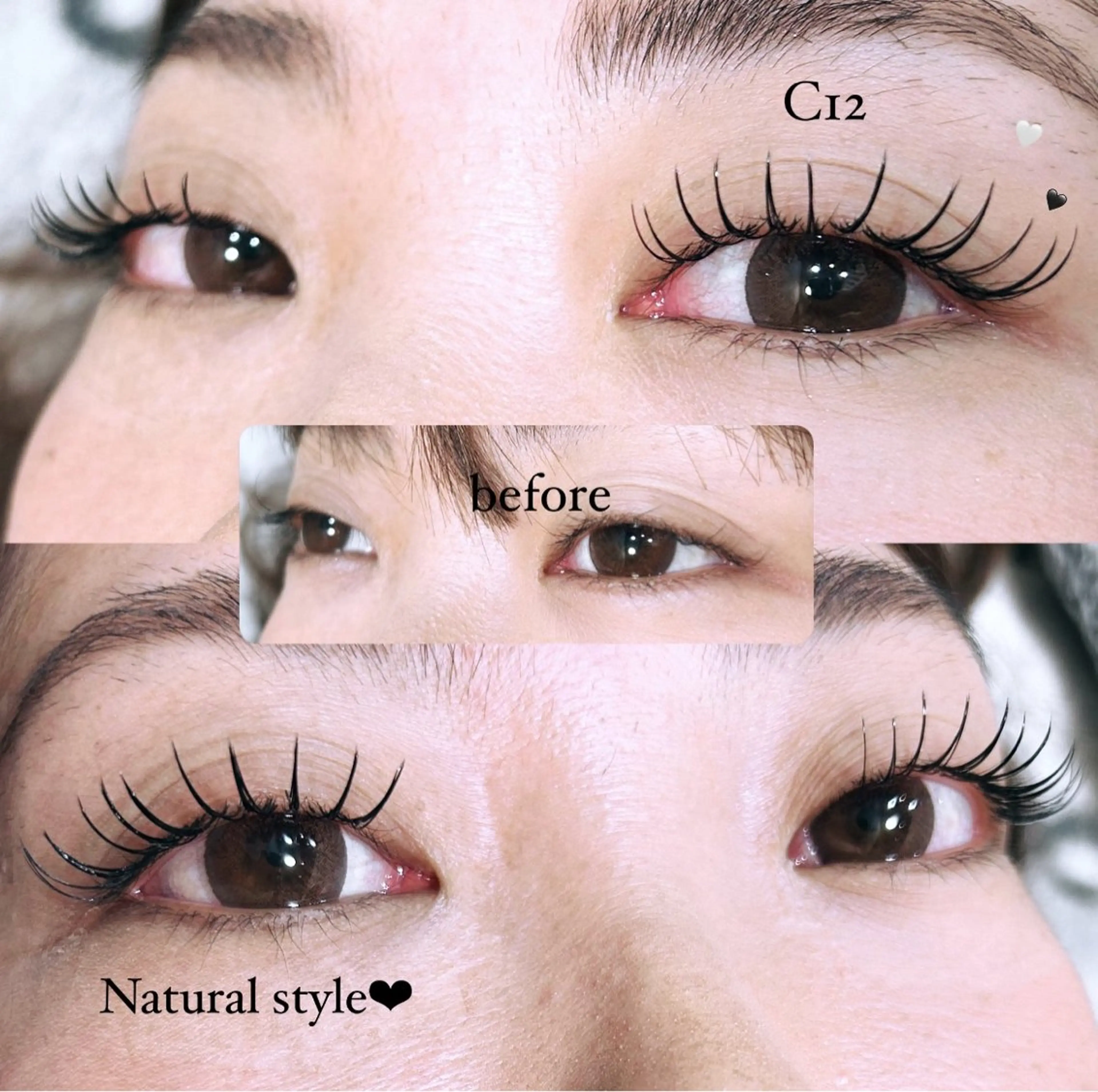 マツエク・マツパ Cカール ナチュラル セーブル マツエク 🩷ྀི中村 ほのか🧸🌷のヘアスタイル