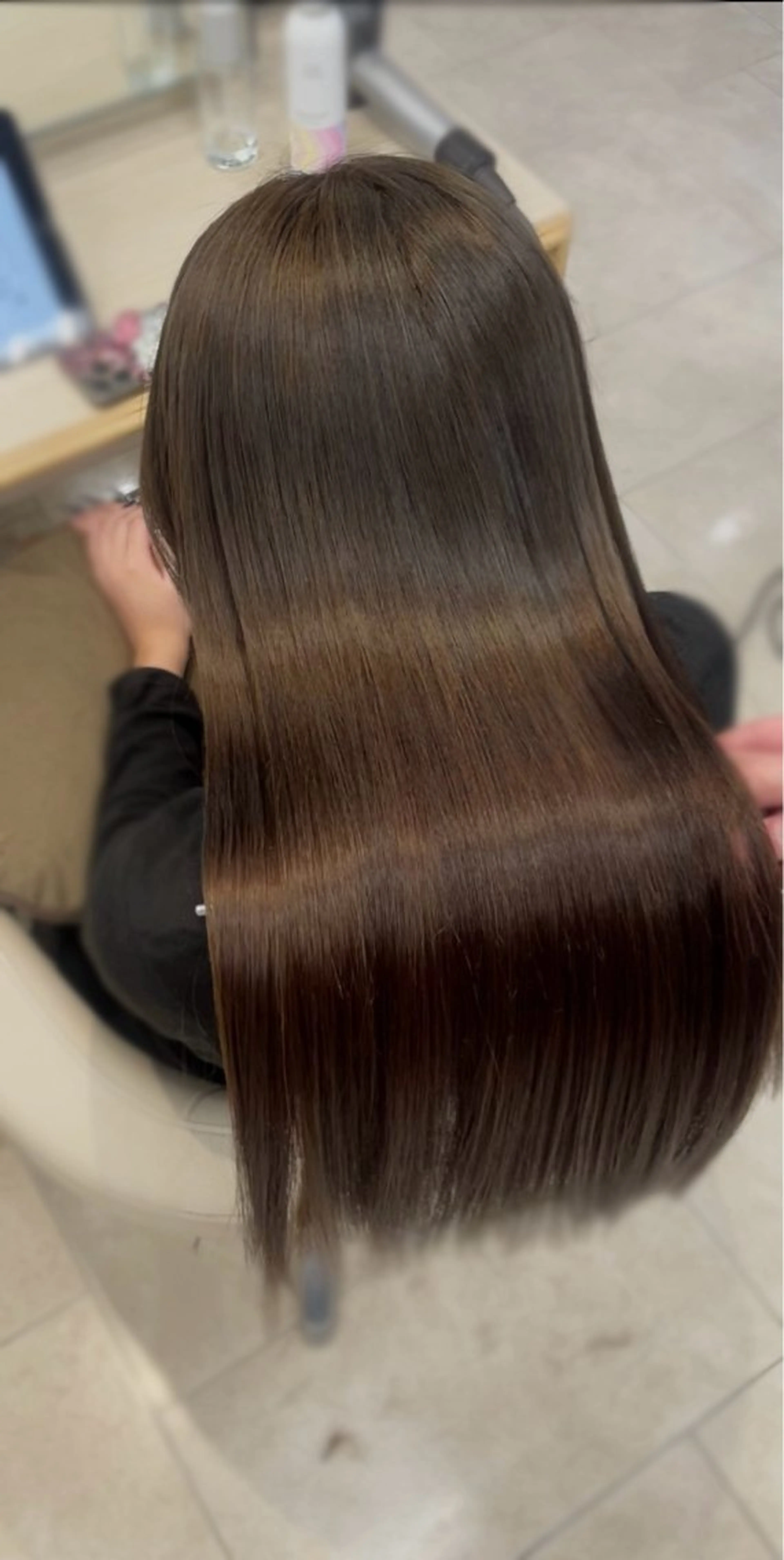 ロング シャドウパーマ／ 初パーマ　トモキのヘアスタイル