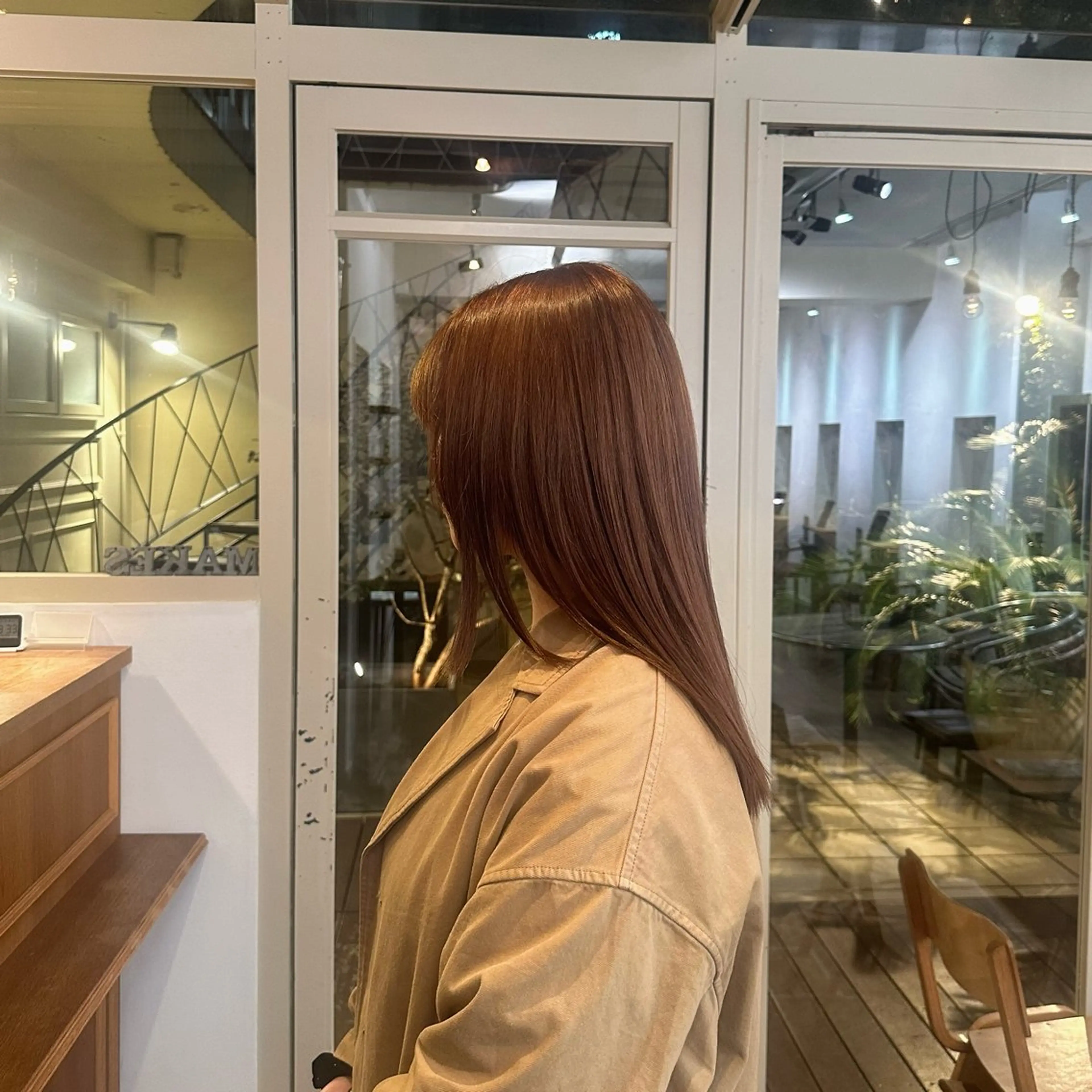 カラー ブリーチ ダブルカラー ブリーチなしカラー misaki morimoto🌱のヘアスタイル