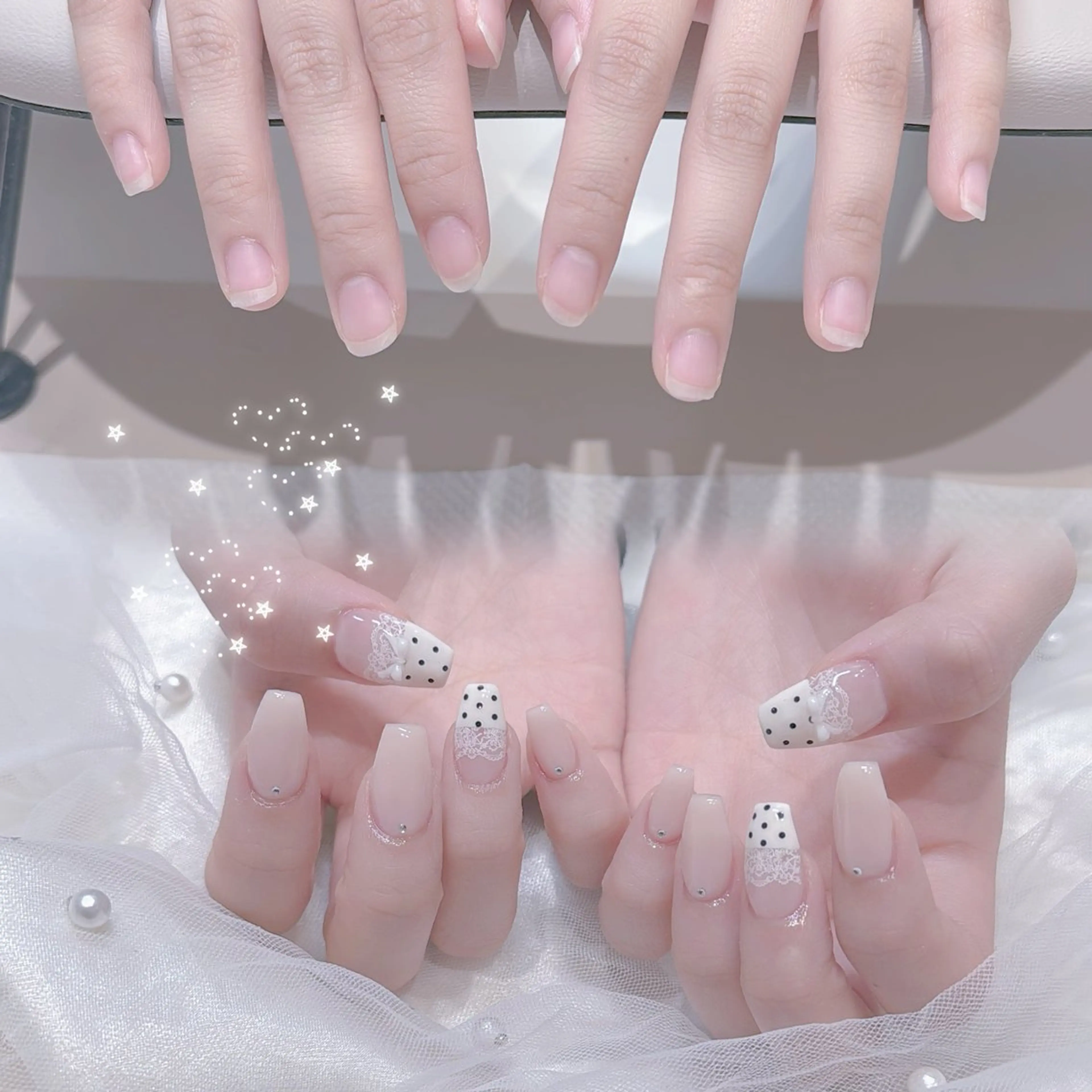 ネイル 長さ出し ୨୧ ayakaのネイルデザイン