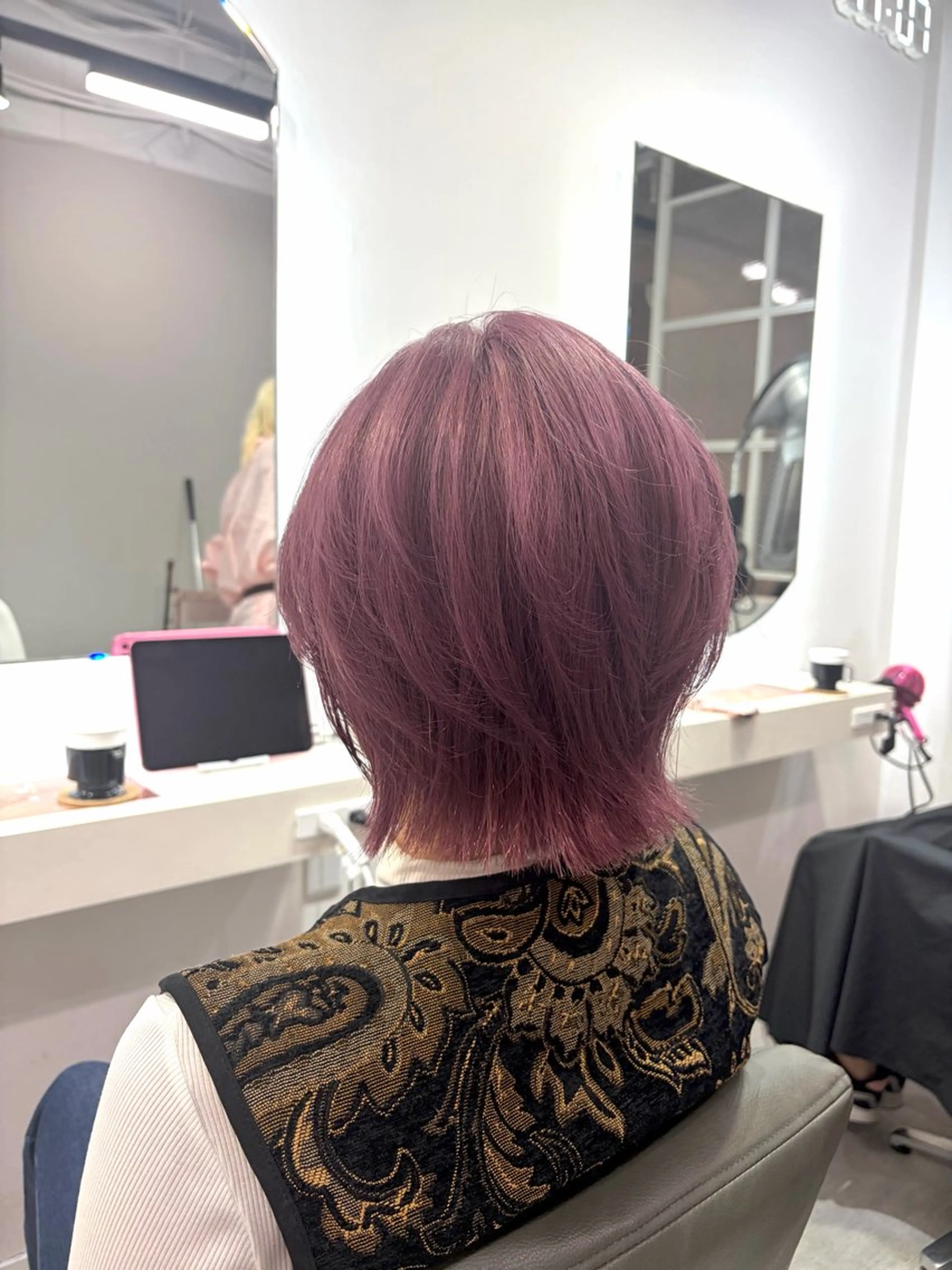 ショート ボブ ウルフカット ウルフボブ ヘアカラー トリートメント 🍿川越torie MIREI🍿のヘアスタイル