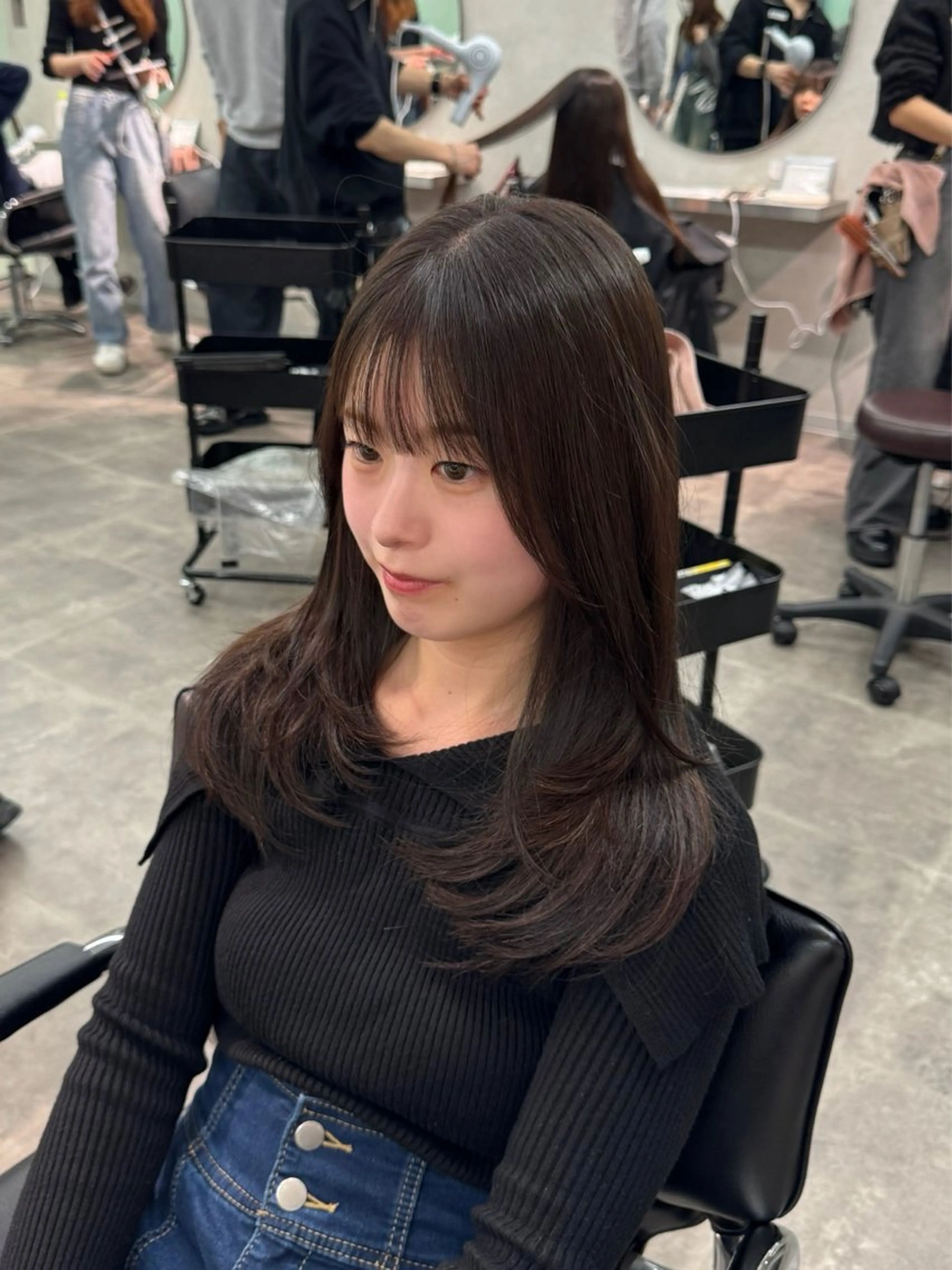 カラー カット 韓国特化🇰🇷千葉 /レイヤーカット竜生のヘアスタイル