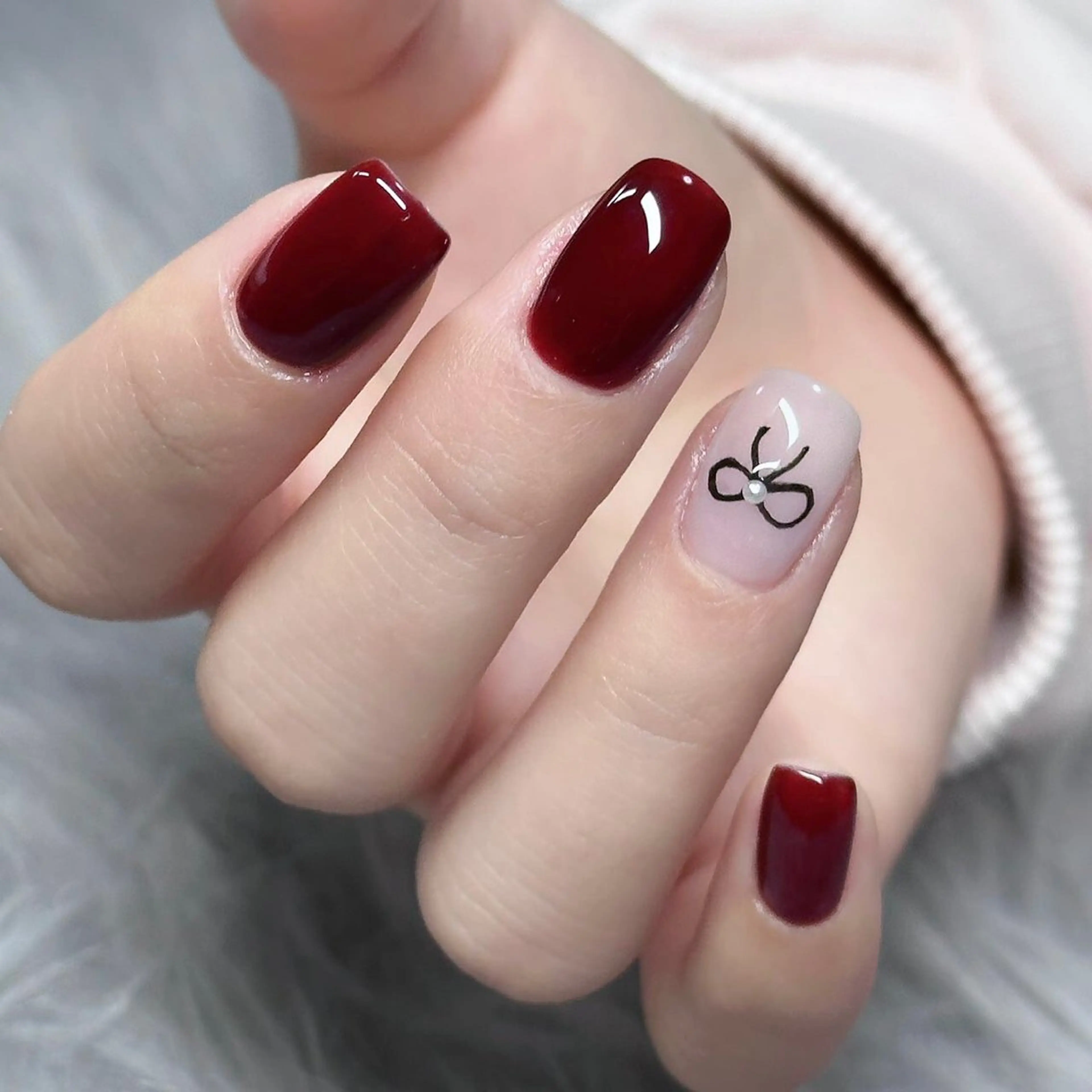 ネイル ハンドネイル Dark Honey Susuのネイルデザイン