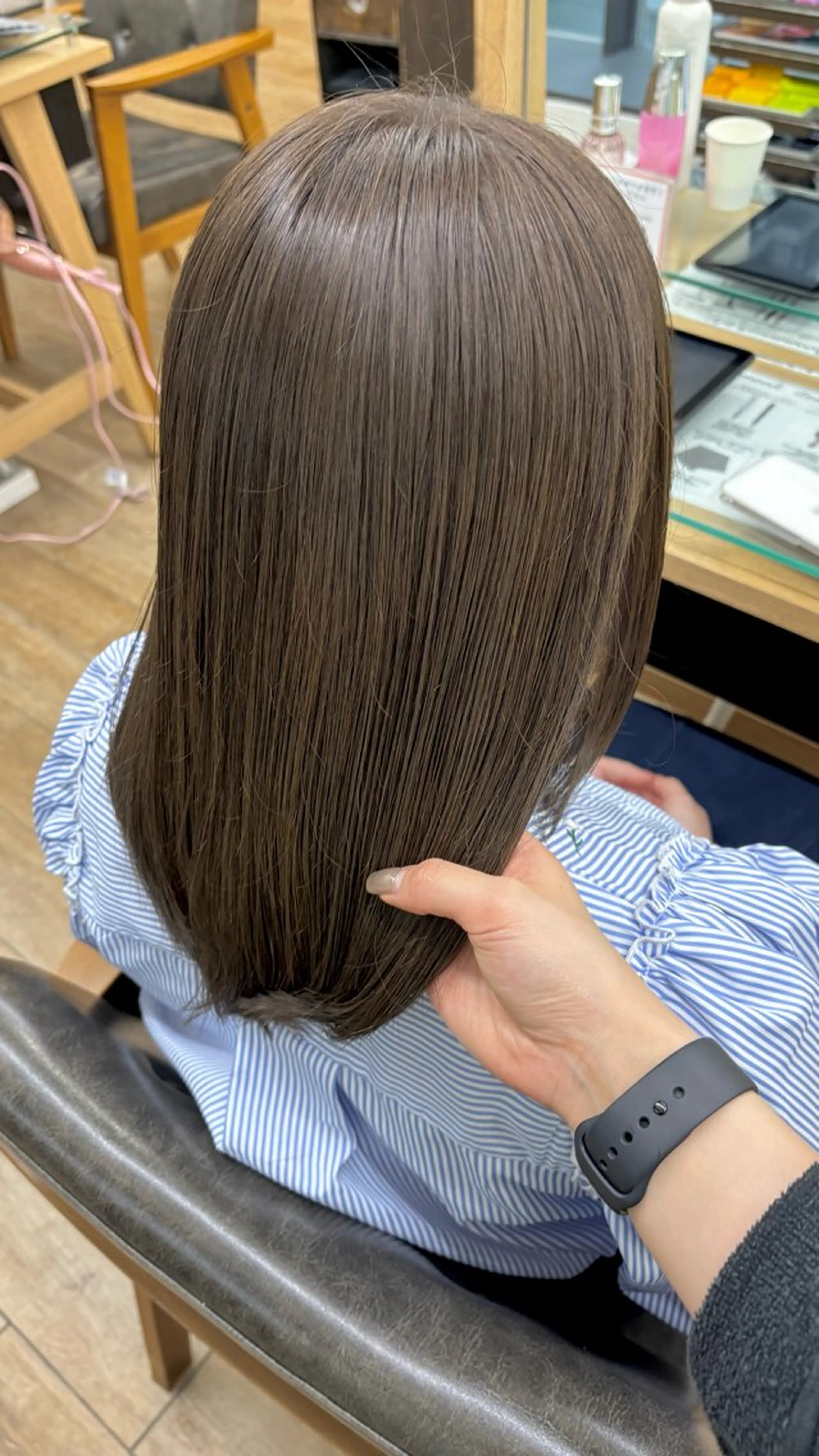 カラー ヘアカラー トリートメント ダブルカラー 🌙ｃｈｉｎａｒｉのヘアスタイル
