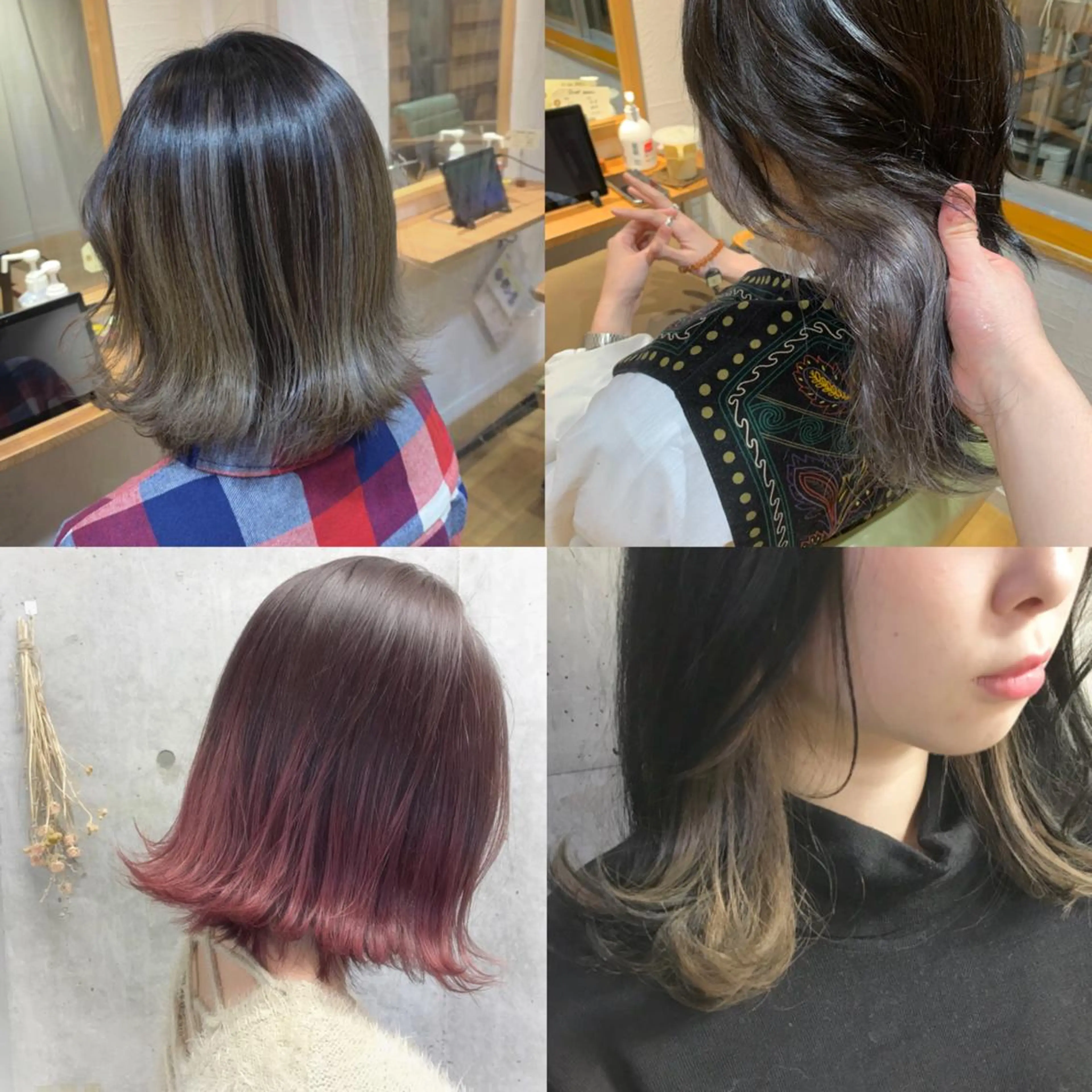 ミディアム ヘアカラー トリートメント little 小濱彰太のヘアスタイル