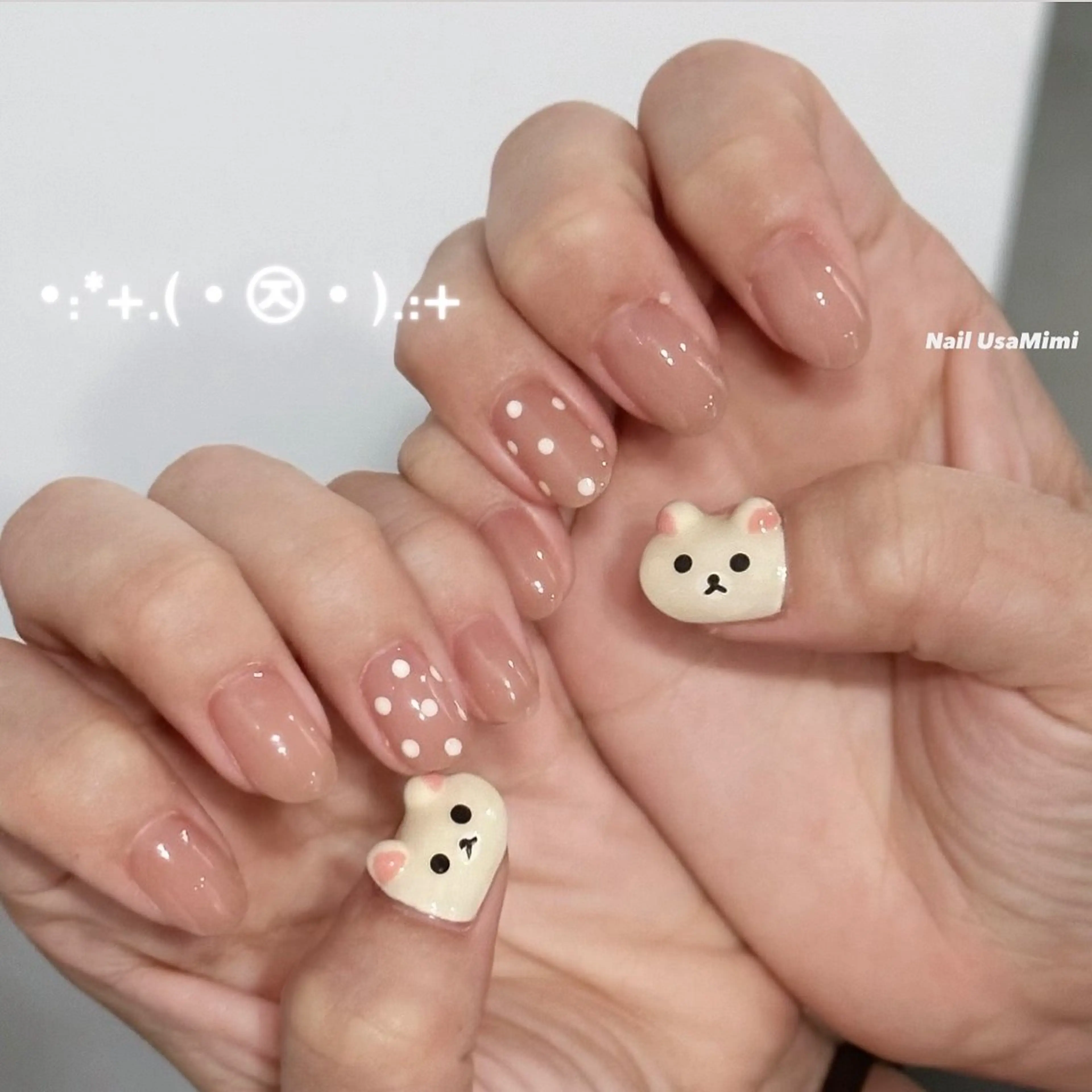 ネイル ハンドネイル 本町NailUsaM imi MOMOKAのネイルデザイン