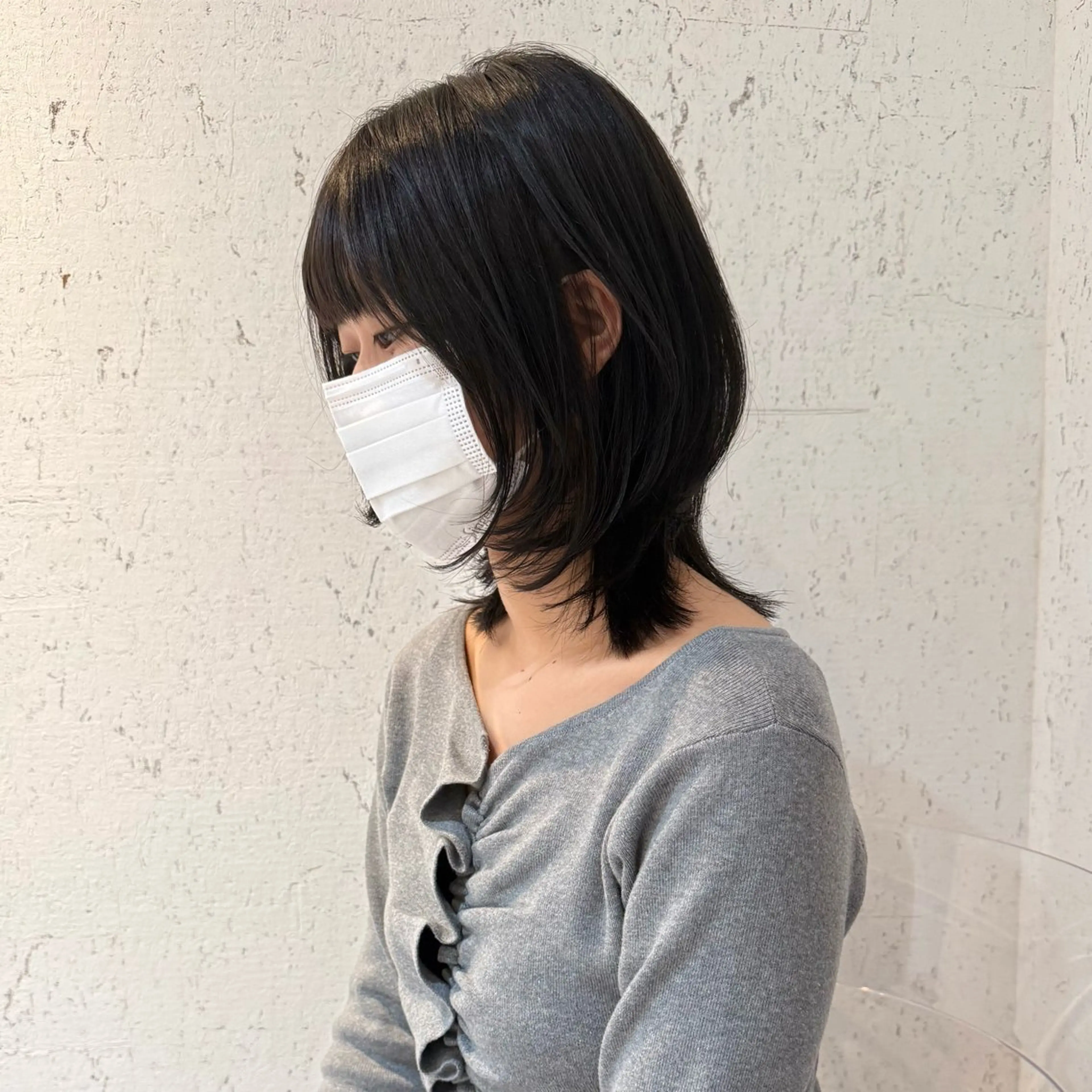 ミディアム カラー 似合わせカット カット ヘアカラー トリートメント mai / linoah˚✧のヘアスタイル