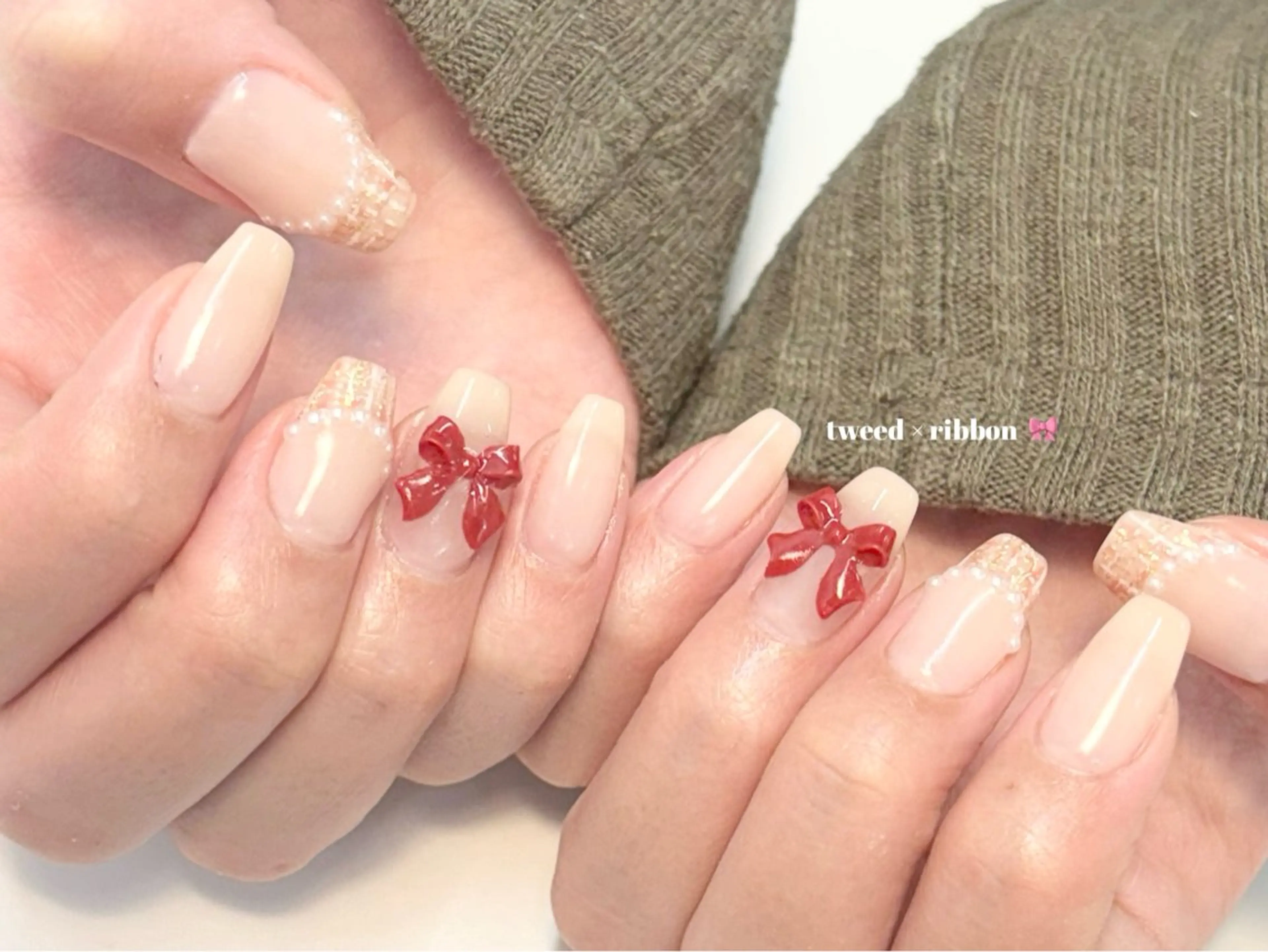 ネイル ワンホンネイル ハンドネイル nail salon miso所属・miso🎀 ayanaのネイルデザイン