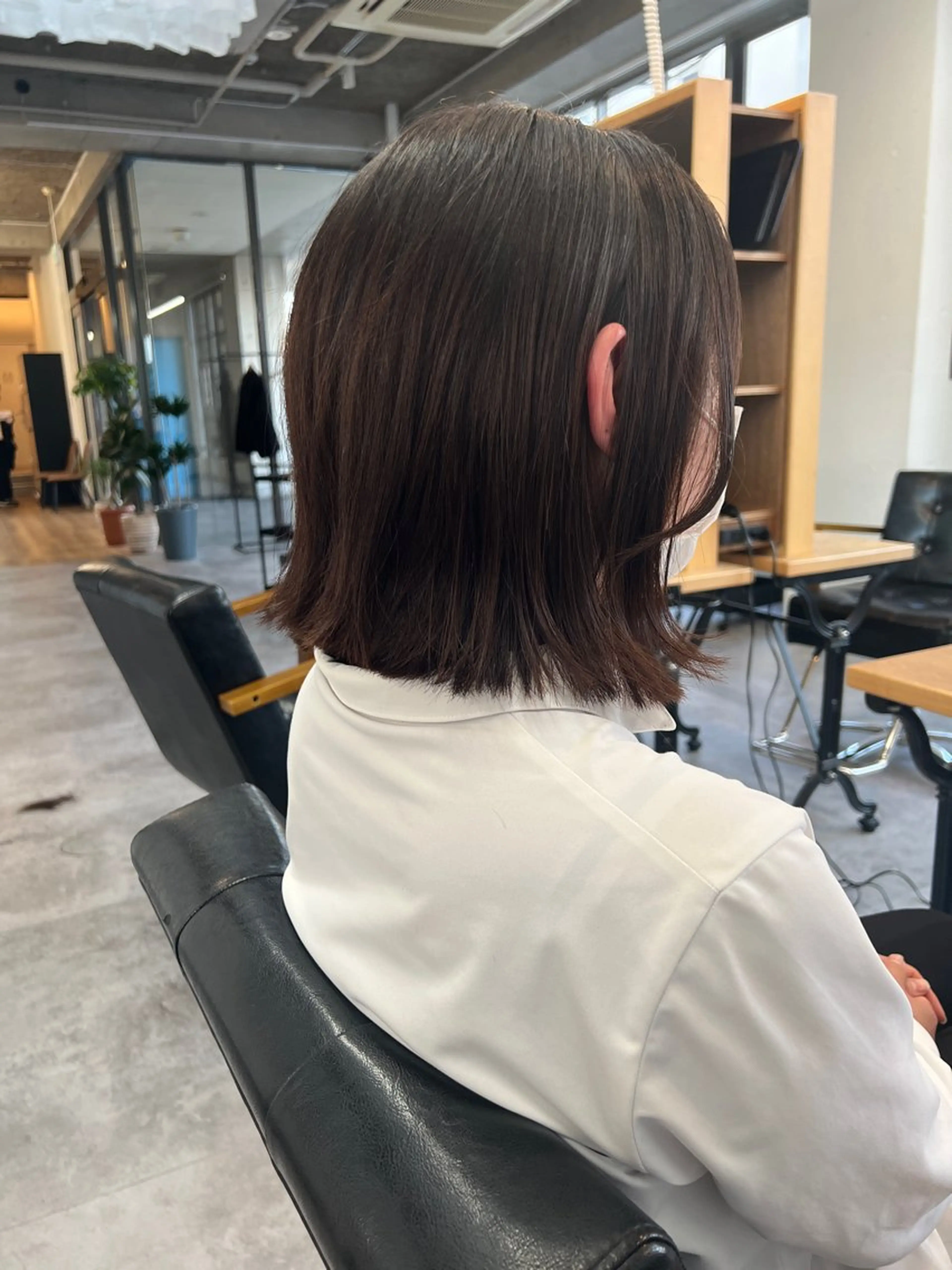 ショート カラー ボブ 外ハネヘア カット ヘアカラー ショートカット/ 岡山駅前/KAZUのヘアスタイル