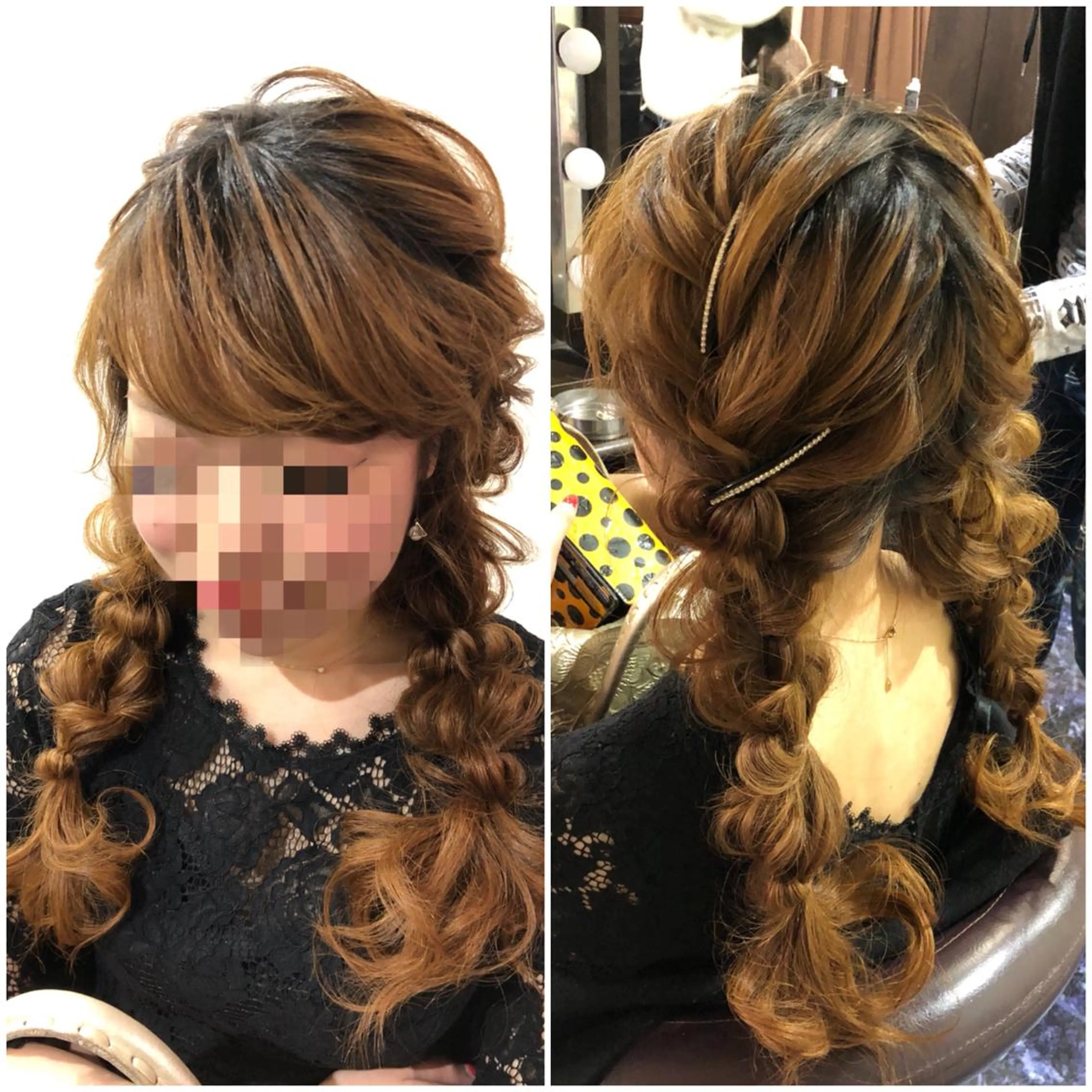 ロング ヘアアレンジ vi viのヘアスタイル