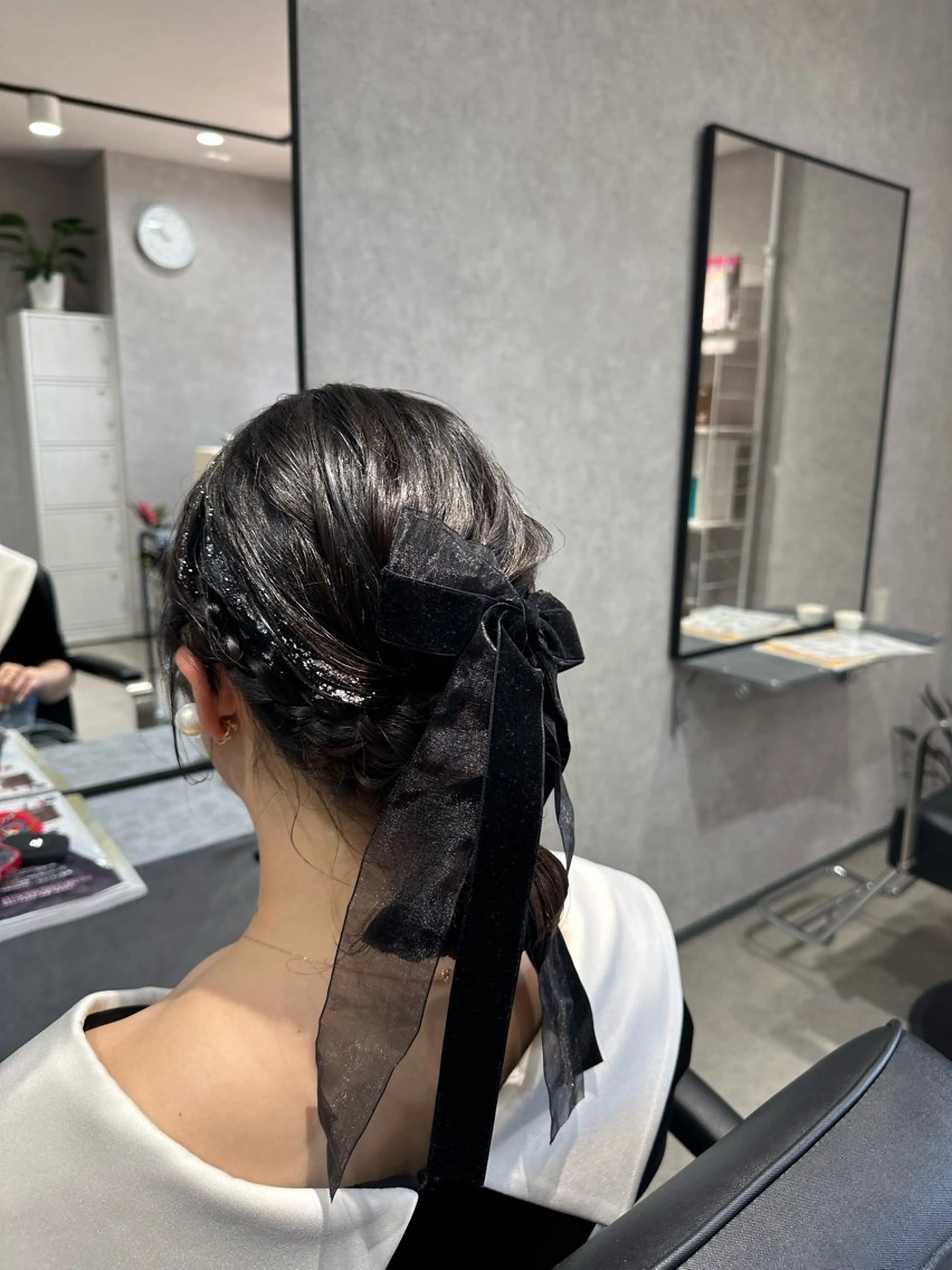 ロング 森 沙織のヘアスタイル